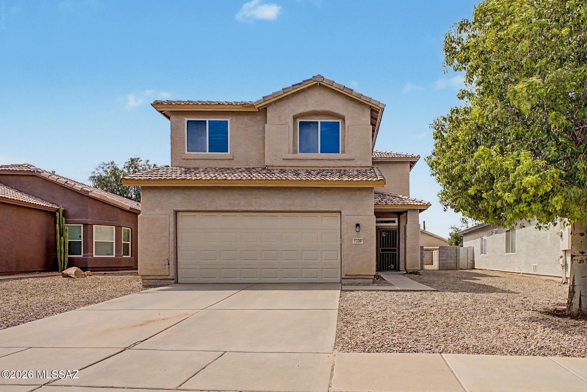 Move-in ready beauty in sought-after Continental Ranch! This bright and inviting 4-bedroom home plus versatile downstairs den/workout room features 2.5 baths and two spacious living areas with soaring vaulted ceilings downstairs. The master suite includes a spacious connected room perfect as an office or nursery. Freshly painted throughout the interior, brand-new carpet installed, and newer upgraded windows deliver a fresh, modern feel from the moment you walk in. Step outside to your private backyard oasis complete with a beautiful pool and cascading waterfall feature. Enjoy the convenience of being just minutes from I-10. Don't miss this exciting opportunity--schedule your showing today and fall in love!