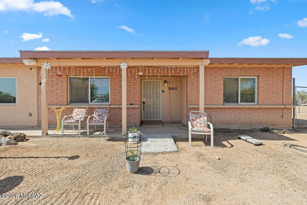Set in Marana's Avra Valley area, this 3-bed, 2-bath home offers 1,619 sq ft with room for horses, gear, vehicles, and desert living. The kitchen features maple cabinets and Silestone counters, while the primary bath includes granite counters, a custom walk-in shower, and jetted garden tub. At 16851 W Pepperbox Lane, outdoor space includes a fully fenced lot, covered patio, mature landscaping, shade trees, and two tack sheds. An oversized detached garage adds flexible storage or workspace. Near Valley Mart, El Campeon Tacos & More, Avra Valley Hardware, and Roadrunner Elementary. 1-0 Buy down available through preferred lender, contact us today for your private tour.