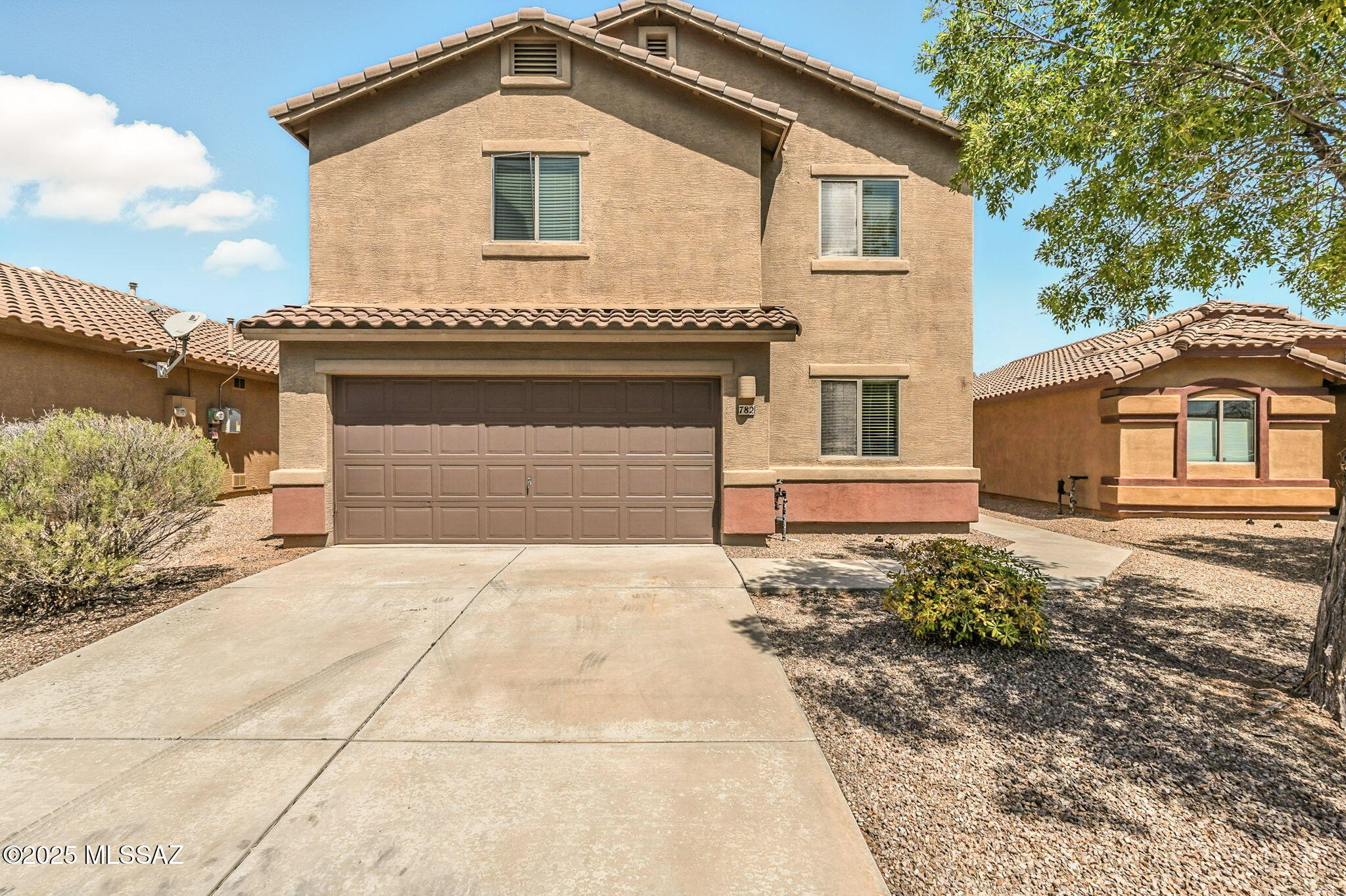 This charming 2-story home offers 3 bedrooms, 3 bathrooms, and a spacious open floor plan perfect for modern living. The kitchen features a convenient bar overlooking the living area, ideal for entertaining. Enjoy the added flexibility of a loft space and a fenced backyard. The 2-car garage provides ample storage. Schedule a showing today!