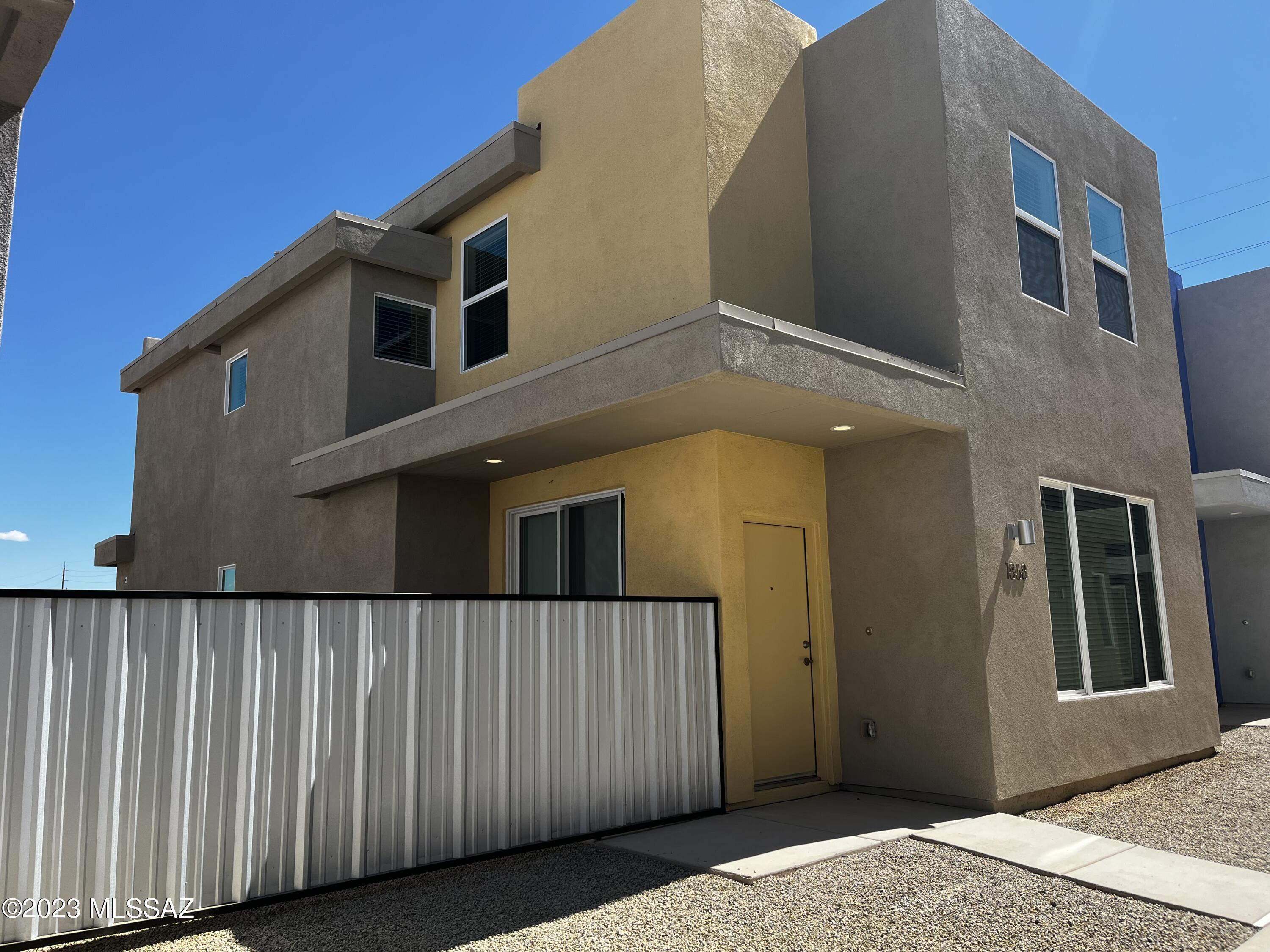 Welcome to Corbett Village  - Unfurnished, The METRO Model, with 3 bed 2.5 bath high efficiency Pepper-Viner Built home is waiting for you! Centrally located, 5 minutes to Davis Monthan AF Base, 20 minutes to UofA, 20 min to UA Tech Park. 2 car garage, granite counters, stainless appliances, W/D & Fridge included, NEW Luxury Vinyl plank flooring throughout, NEW carpet in bedrooms. Fresh interior paint. Patio style fenced yard. Welcome Home!