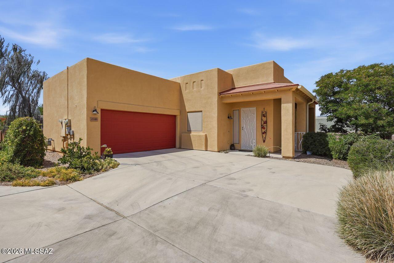 Experience the perfect blend of comfort, efficiency, and Arizona living in this beautifully maintained 3-bedroom, 2-bath home. Energy-efficient features include new HVAC, owned solar panels, Rhino Shield exterior paint, central vacuum, dual tank water filtration systems, and 3 Solar Tubes for abundant natural light. The kitchen offers a gas cooktop and double ovens, including a convection oven. Stylish tile flooring throughout. Enjoy the backyard water feature, view fencing, travertine pavers, and additional side patio with a retractable awning. A large storage addition with rooftop observation deck provides extra space and stunning desert/mountain views. Community tennis courts include pickleball striping. Located in the award-winning Vail School District with easy I-10 access.