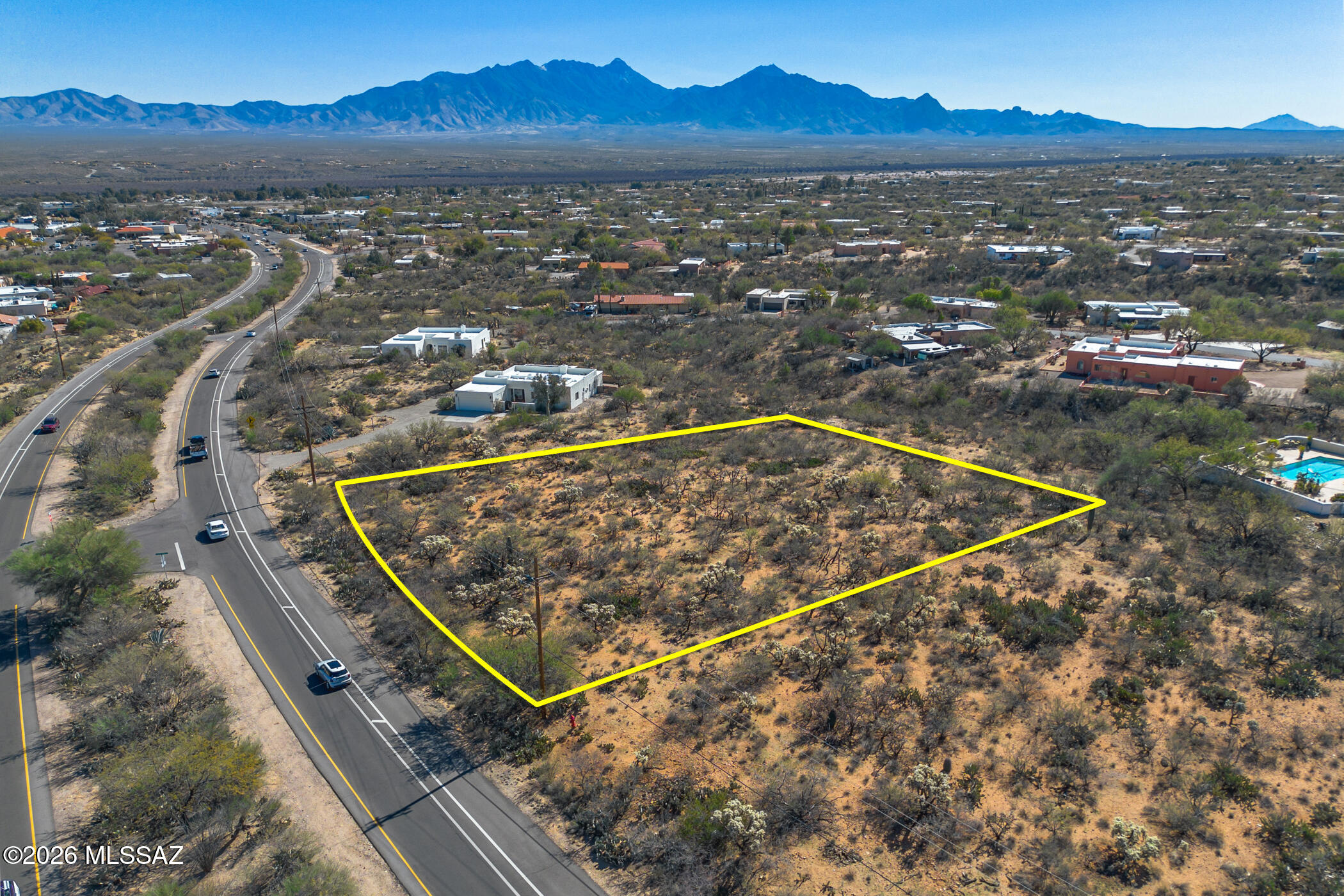 Build your vision on this premium lot in the heart of Green Valley, AZ. The flat topography provides flexibility for site placement, design, and access, making it an excellent option for a custom home or long-term investment. Enjoy sweeping views of Santa Rita mountains and surrounding desert landscape, along with Southern Arizona's abundant sunshine and open skies. Utilities are a lot line and septic must be installed. Conveniently located near shopping, dining, golf, and recreation, while still delivering the peace and space that make Green Valley living so appealing. A rare opportunity to secure a level homesite with standout views in an established area. Bring your plans and imagine the possibilities.
