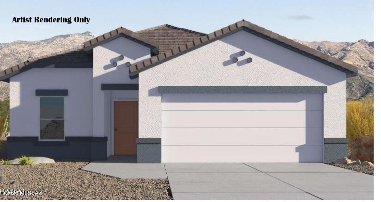 *Pictures are for floorplan visual only* Our Dalton floorplan offers 1569 SF with 4 bedrooms and 2 full baths. Oversized homesite. Large walk-in closet in bedroom 1 with double vanities in primary bath. Open great room with nook and large walk-in pantry. Kitchen comes with 36'' Brown shaker cabinets, Light quartz, and beautiful LVP. Rinnai® Tankless Water Heater, 9-foot Ceilings and many D.R. Horton Smart Home features! Neighborhood Walking Paths, Tot Lot with 1/2 BB Court, Ramada & BBQ Grill. You will not be disappointed. Come take a look.