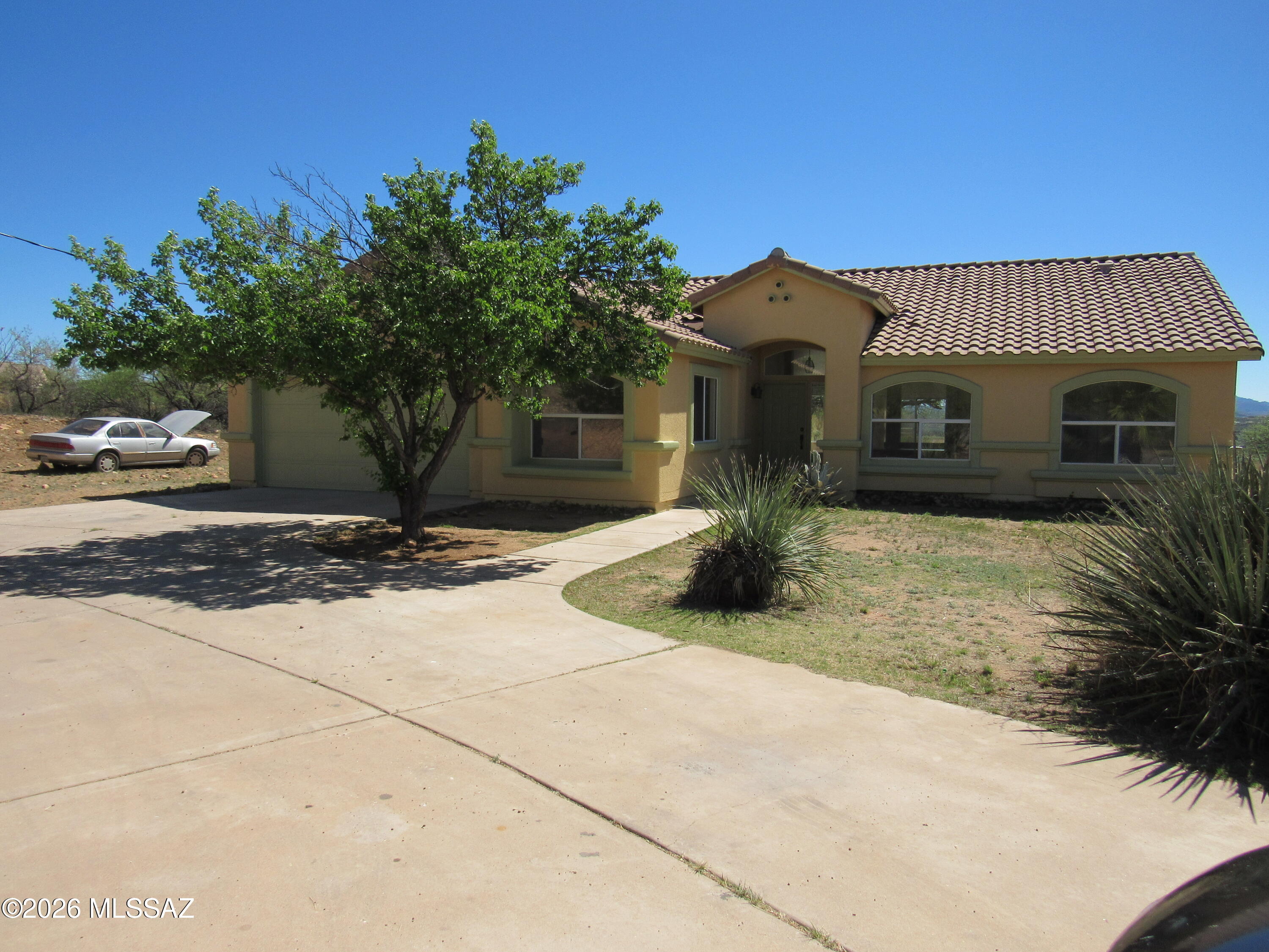 Three bedroom, two bath home, den with 1860 sq. ft. living area built by Avatar, tile roof, double garage, solar panels paid by landlord, all appliances. Nice view lot.  Call listing agent for showing.