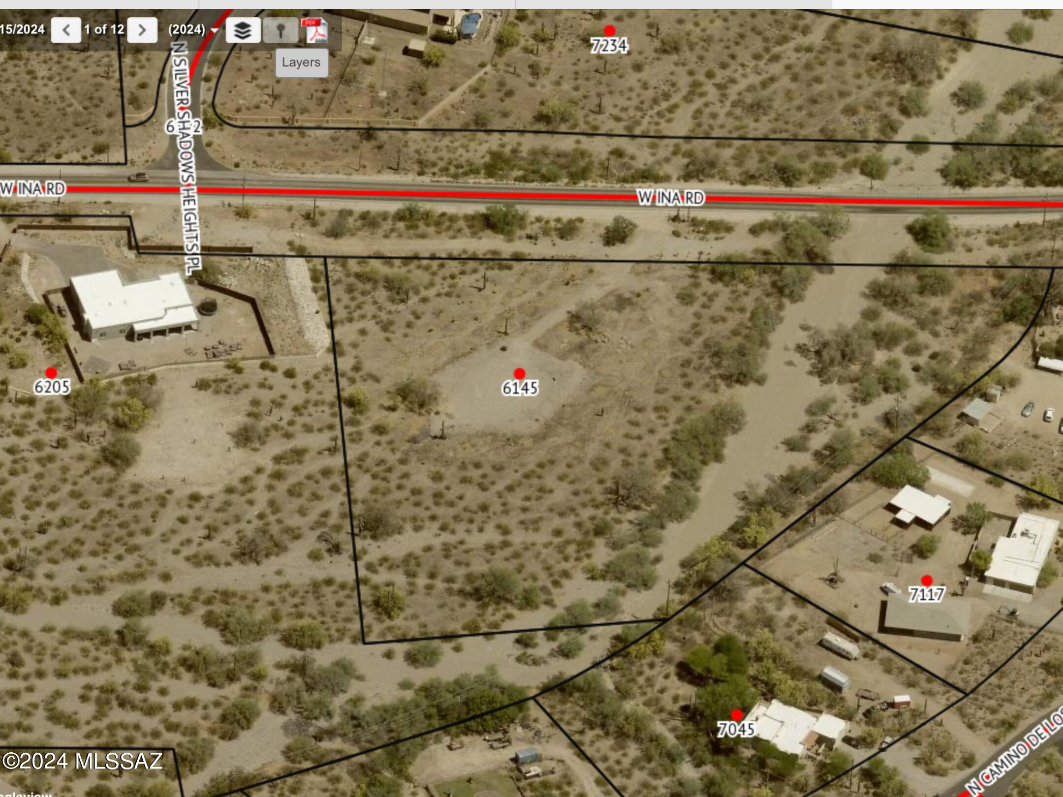Northwest location near Ina/Silverbell. 4.14 Acres. East access to shopping, restaurants, Interstate 10.