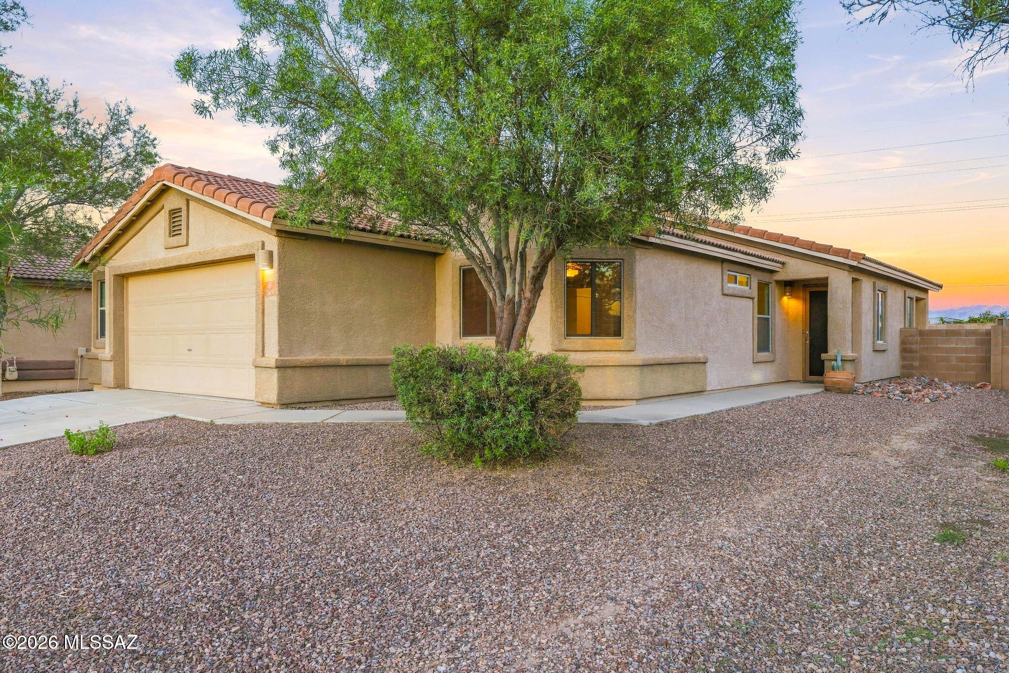 Welcome to this beautifully updated, move-in-ready home in the desirable Gladden Farms community! Offering 4 bedrooms, 2 full bathrooms, and a 2 1/2 -car garage, this home combines comfort, functionality, and peace of mind with numerous major improvements completed within the past two years. A freshly replaced roof, completed just weeks ago, along with an updated HVAC system, water heater, bedroom flooring, and fresh interior paint throughout, make this home an exceptional find. The bright, open floor plan offers a spacious living area with home theater 7.1 channel pre-wire w/ surround speakers. The living room flows effortlessly into the kitchen and dining space, creating an inviting atmosphere for everyday living and entertaining. The primary bedroom offers beautiful mountain views, providing a peaceful retreat to start and end your day. 
Step outside to a low-maintenance backyard featuring recently installed turf, an expansive paver patio, and a cozy fire pit. With no neighbors directly behind, you'll appreciate the added privacy and open feel of this outdoor space. Enjoy all that Gladden Farms has to offer, including neighborhood parks and convenient access to nearby schools. With so many significant improvements already taken care of, this home is ready for its next chapter. Don't miss this wonderful opportunity!