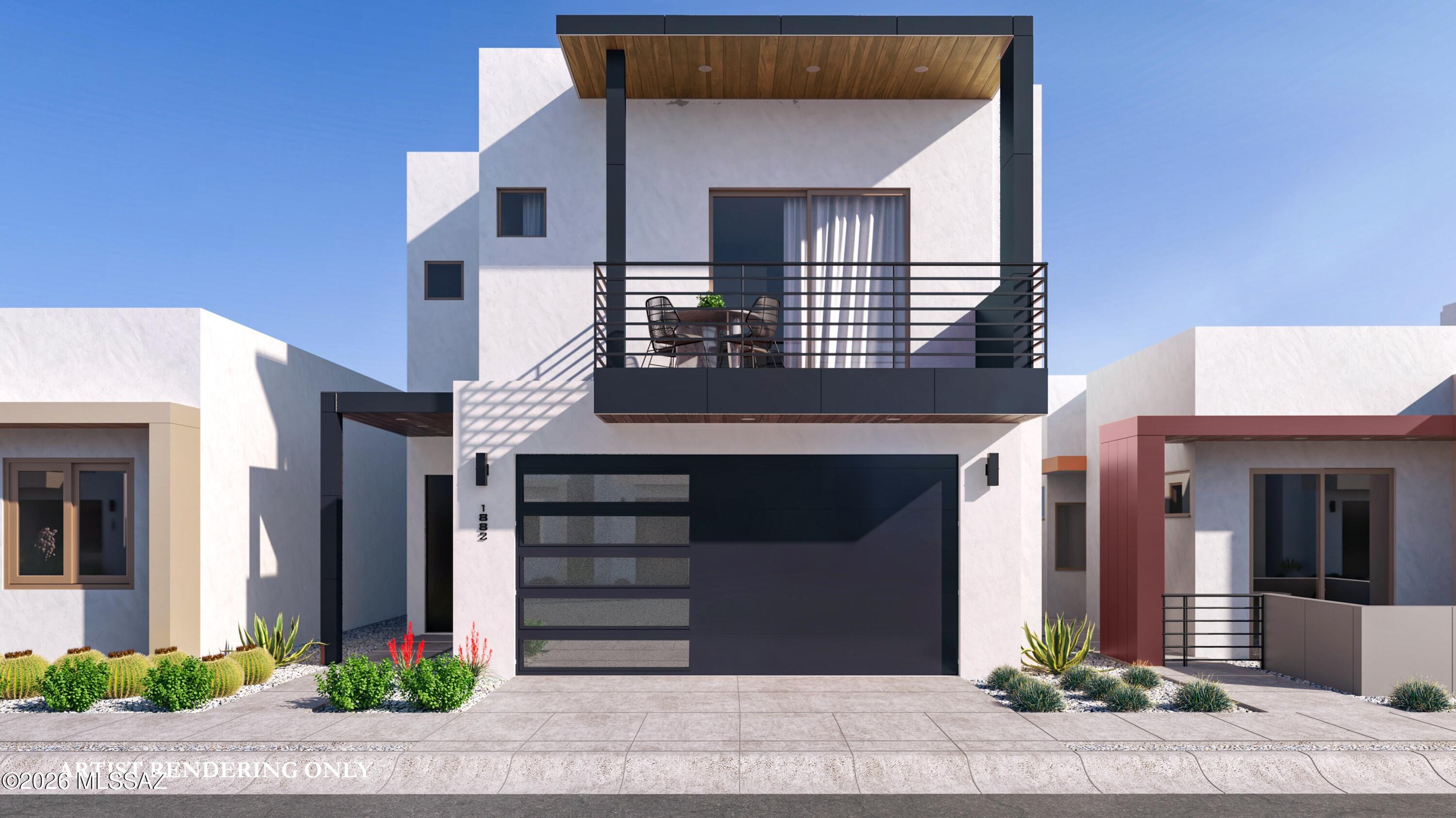 A fresh expression of modern living. The Avant brings a bold, contemporary spirit to The Pearl. Its clean lines, generous windows, and intuitive two story design create a home that feels energized and inspiring from the moment you enter. Inside, the balance between connection and retreat is beautifully executed. The main level invites gathering, creativity, and the natural flow of daily life. The upper level offers peaceful separation and thoughtfully designed bedrooms made for rest and restoration. Located within The Pearl's gated community and steps from The Bridges Marketplace, The Avant connects you to the best of Tucson including dining, entertainment, the University of Arizona, and the vibrant experiences of downtown.