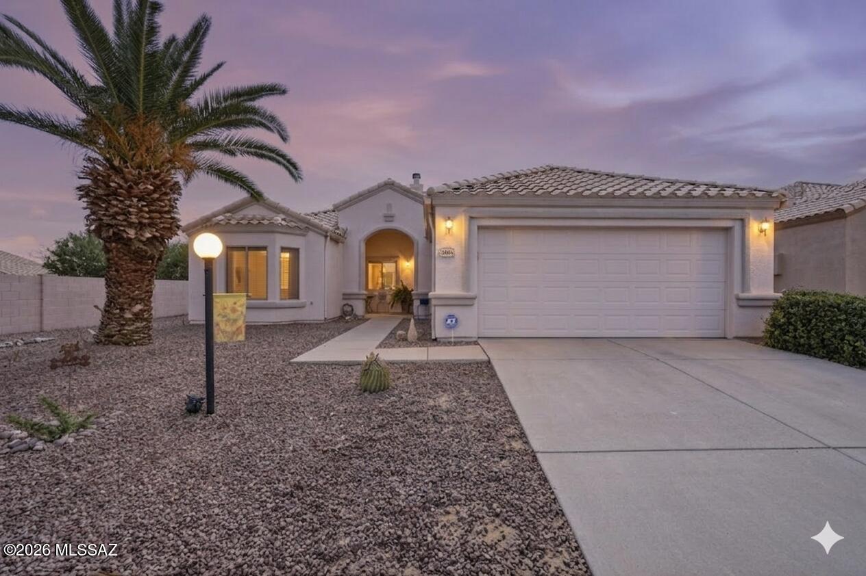 Welcome to this single-family home built in 1999 and has 1,645 square feet. The single-family home is in a quiet neighborhood close to shopping and the interstate. The buyer will enjoy a multitude of amenities that this home has to offer. All of which are two bedrooms, two bathrooms, tile floors throughout, and a gas fireplace in the great room. New ANDERSON windows were installed in both bedrooms in July of 2026. Also, the slider has new rollers/wheels. The bonus room adds additional living space that can be used in a variety of ways has access out to the back patio. The eat-in-kitchen features hickory cabinets, an opening to the great room and a view of the back yard. The showstopper in the kitchen is the magnificent custom mesquite-topped island. MORE..... The laundry room is conveniently located between the kitchen and the 2-car garage. Located in a quiet neighborhood allows for easy walking that is close to shopping and the interstate