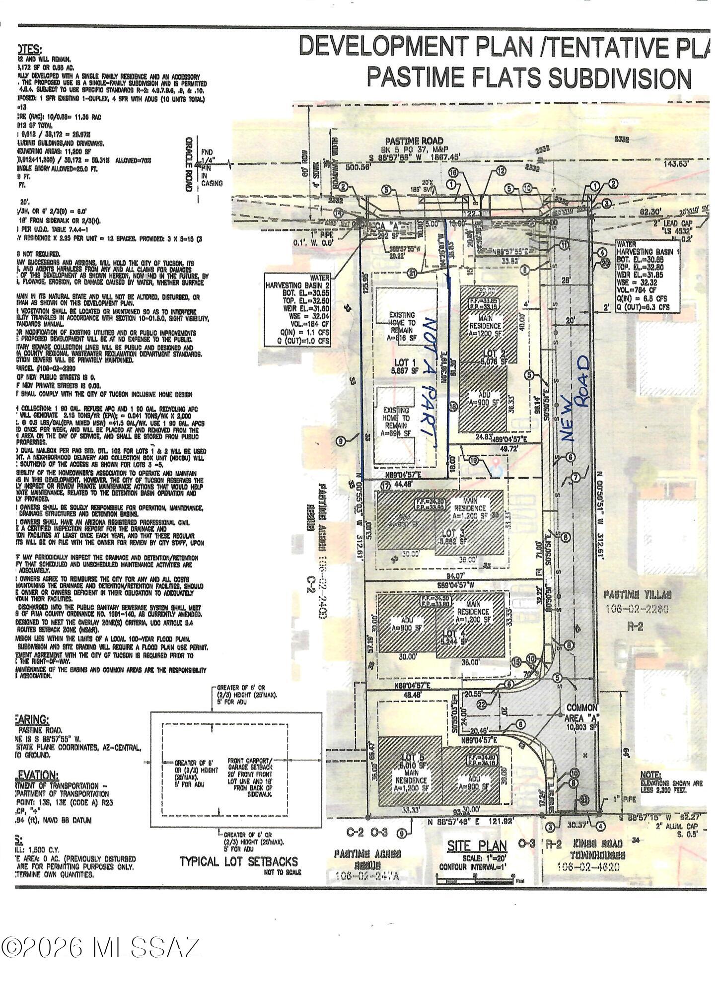 Pastime Acres Re-subdivision - Land