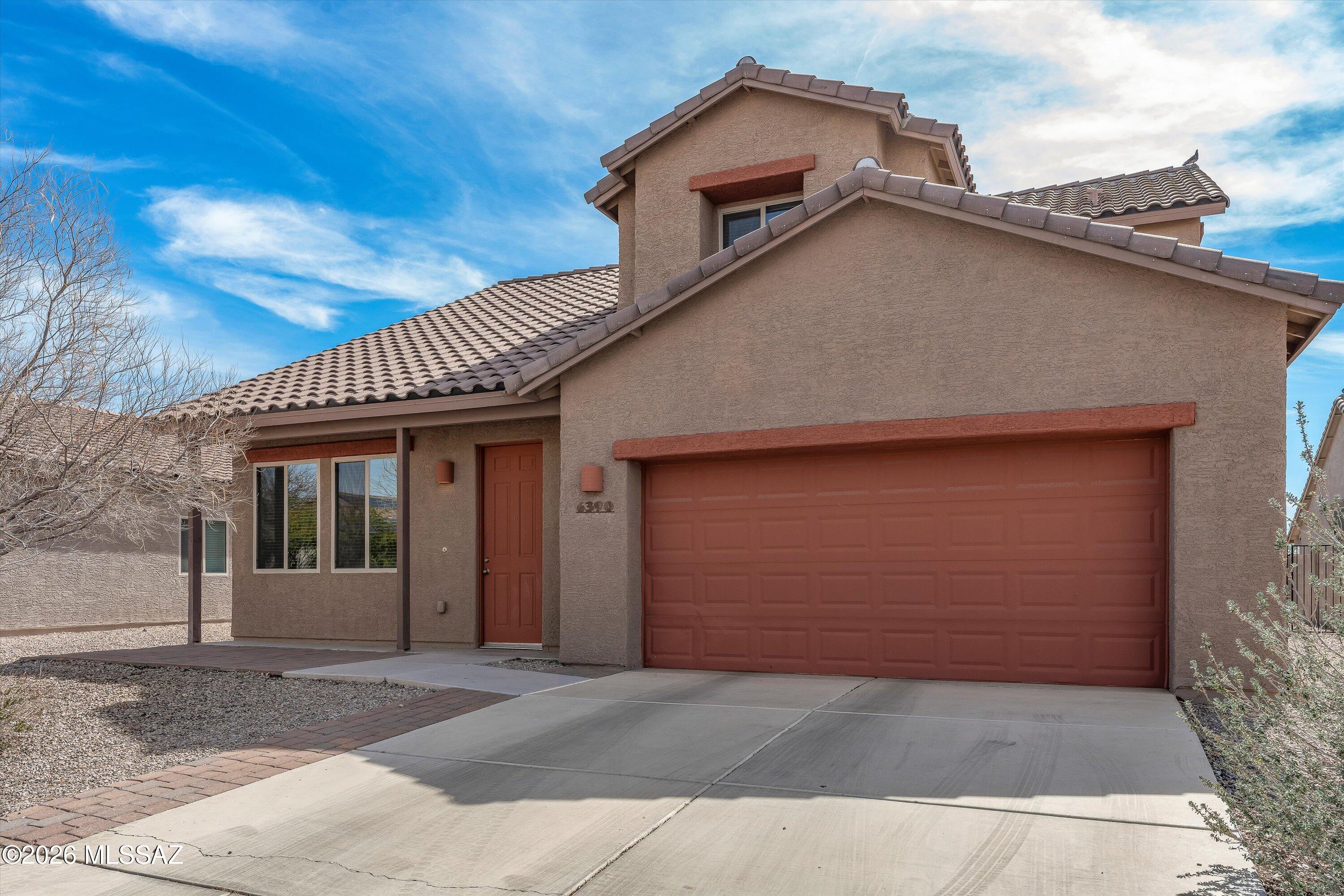 This Beautiful 4bed/3bath house is immaculate and move in ready. Upgrades include Large granite kitchen island with pendant lighting, updated cabinets, Spa Like primary bathroom shower with double vanity and granite top, carpet upstairs, and luxury vinyl plank flooring downstairs. 
This home is nestled within the gated Vista Montana Estates Community ready for you to come and enjoy access to the Community Clubhouse, Pool, Spa, Fitness Center, Basketball Court, Park, Sand Volleyball and so much more. 
Located close to major employers including Raytheon, Tucson Airport, Davis Monthan AFB and easy access to I-10 make this the perfect location to have all of the excitement of downtown Tucson right at your fingertips.