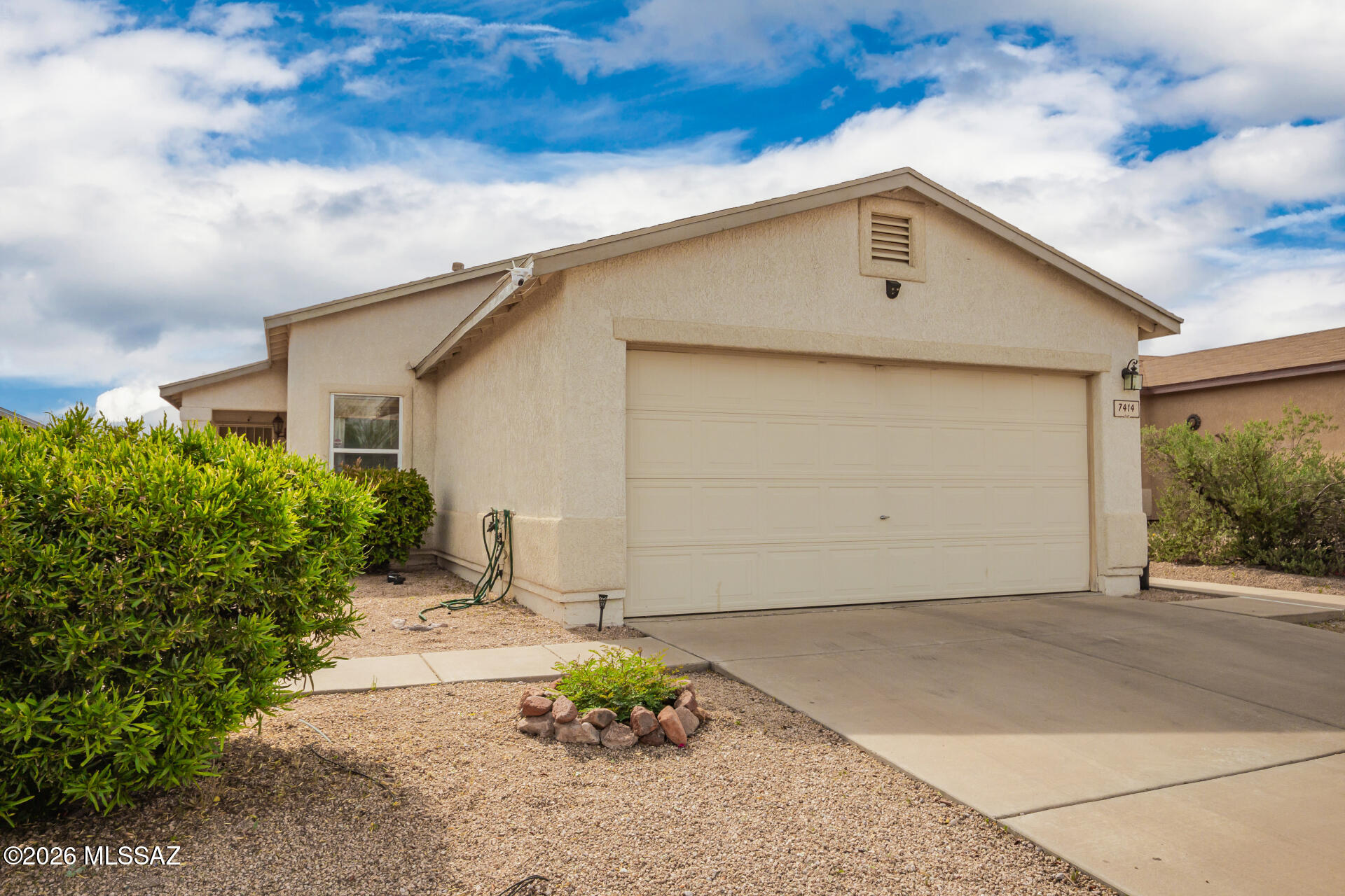 Fantastic opportunity to own this charming single-level home in Mission West! Providing 3 beds, 2 baths, 2-car garage, & a low-care landscape. Enter to find a desirable open layout, perfect for everyday living & entertaining! Natural light filled the interior, complemented by a designer palette, tile flooring in common areas, and carpet in bedrooms. The kitchen boasts granite counters, a pantry, wood cabinets, track lighting, a desk, sliding doors to the back, and built-in appliances w/gas range. The main bedroom has a walk-in closet and a private bathroom w/walk-in tub. Laundry room with overhead cabinetry. Check out the backyard, offering a full-length covered patio to relax or enjoy BBQ! With your creative ideas, you can make it an ideal outdoor oasis. Plus mountain views! Welcome home