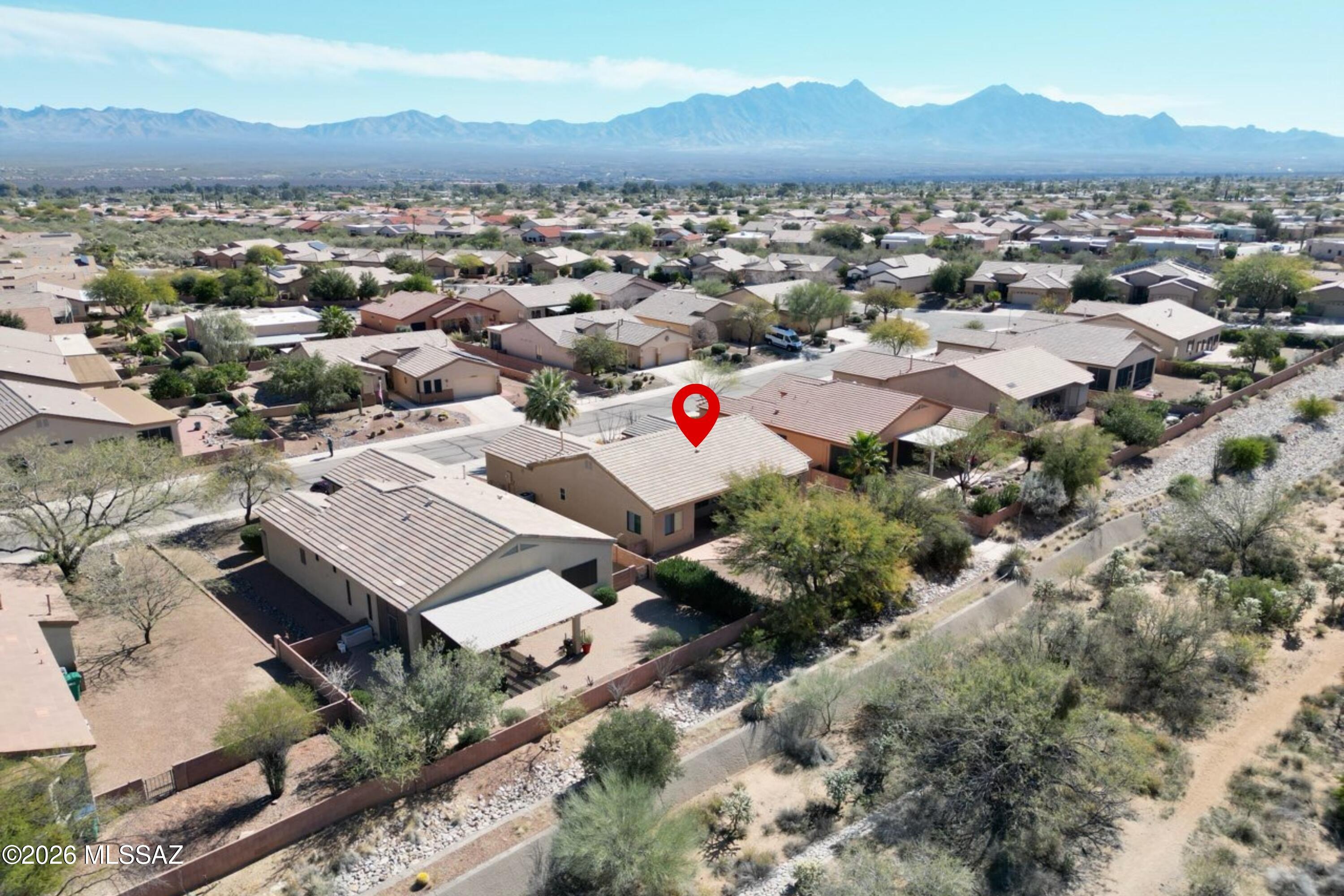 Discover your own desert sanctuary in this 2-bed + den home, perfectly positioned to back directly onto the West Desert trails. Wake up to quiet surroundings and exceptional birding right from your backyard--owners have documented more than 100 bird species on site. This is a rare opportunity to enjoy the beauty and serenity of the desert while staying connected to nature every day. Recent updates offer peace of mind for years to come, including a new roof (2024), windows (2023), exterior paint (2023), and HVAC (2018). Inside, the kitchen features solid granite countertops, 42'' upper cabinets, and convenient slide-outs in the lower cabinets for easy storage. A versatile den provides the perfect space for a home office, guest room, or hobby area, while the laundry room includes additional room for a small office or extra storage. The 2' garage extension adds valuable space for larger vehicles.
As a GVR member, you'll also enjoy access to pools, fitness centers, clubs, and a lively social calendar.