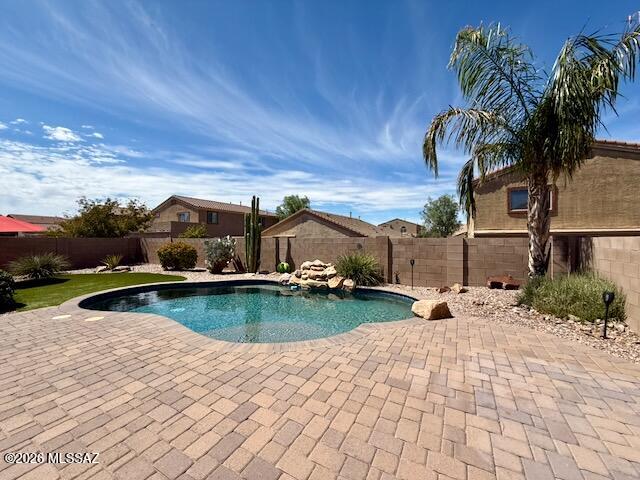 Beautifully updated 3-bedroom + den home with a 3-car garage, paver driveway and stylish finishes throughout. Enjoy tile flooring with no carpet, an open and inviting layout, upgraded kitchen with granite countertops, and beautifully remodeled bathrooms. The backyard is a true showstopper with an expansive covered patio, built-in outdoor kitchen, BBQ, refrigerator and sit-up bar--perfect for entertaining or relaxing outdoors. Mountain views add to the setting. Community amenities include a resort-style pool, water park and fitness center.