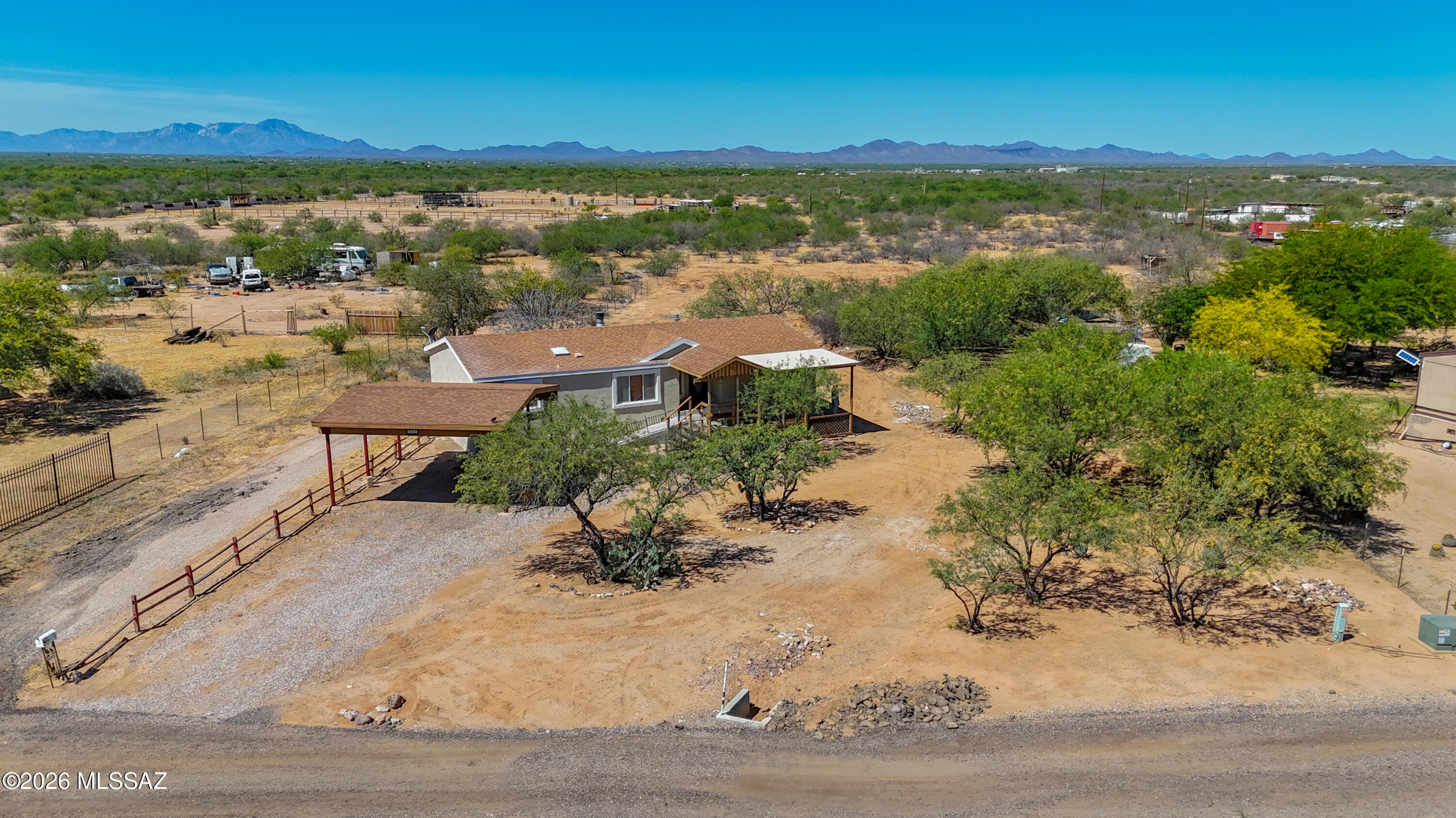 Set on a full acre in a rural setting, this charming 3-bedroom, 2-bath manufactured home offers the perfect blend of space, comfort, and scenery. Inside, you'll find a cozy fireplace that creates a warm, inviting atmosphere, while outside, the expansive lot delivers stunning views in every direction. Whether you're looking for tranquility, room to grow, or a place to unwind under the open sky, this property captures it all.