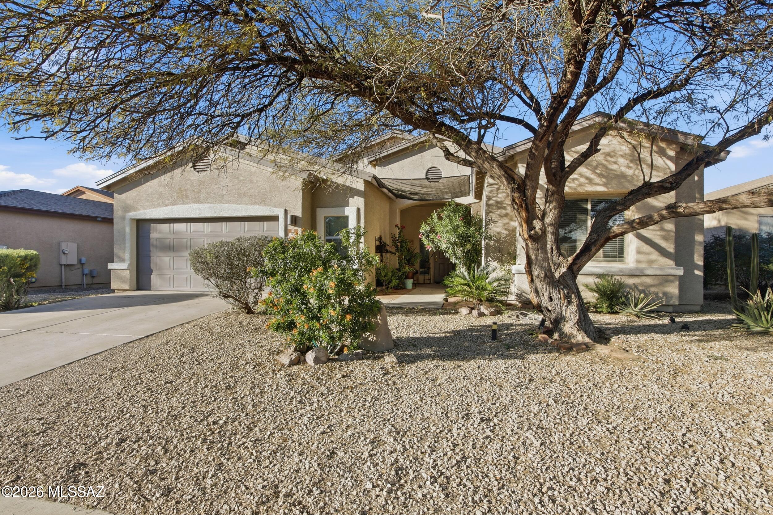 Elegant,Stunning & Move-In Ready with Flexible Living Space!Seller concessions/rate buy down available with approved offer.Welcome home to this beautiful 3BDRM,2bath single-story gem PLUS a versatile den/bonus room that's perfect for a home office, guest space, or potential 4th bedroom!The largest original floor plan in the community with a grand foyer and open-concept layout.Enjoy a bright living area,breakfast bar, and upgraded kitchen with built-in desk,perfect for everyday living and entertaining.Features include 18x18 tile throughout, a dedicated laundry room (washer/dryer included), and an oversized 2-car garage.The split-bedroom design offers privacy, while the expansive primary suite creates a true retreat. Step outside to a large enclosed backyard, ideal for relaxing or hosting