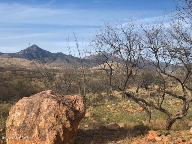 Beautiful rural acreage in the Tubac Foothills Ranch with a SHARED WELL! Plenty of great potential build sites for your new home with mountain views. Cactus, ocotillo, and mesquite trees are on the property along with a creek that runs through the property. There is power to the property line along Via Suerte. Via Suerte is a private road with a locked gate for entry. Tubac Foothills Ranch is on the east side of Tubac and the Santa Cruz River. It is pleasantly secluded, snuggled into the foothills of the Santa Rita and San Cayetano Mountains. Home sites are at least 36 acre parcels and include power and bladed roads to all parcels. Private septic systems handle waste, and water is via private wells accessing an aquifer noted for outstanding purity for all residential needs. Face any point on the compass in this very special enclave and you'll see the great vistas: cinematic views of mountains, sunsets, beautiful hills and valleys, and rock formations. The night skies bring twinkling stars in crystalline skies.
