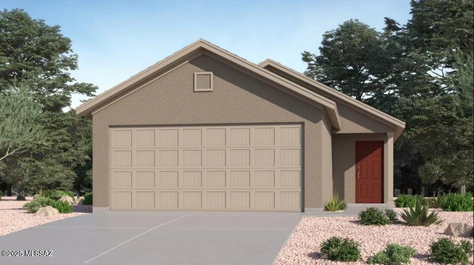 This new single-story home features a modern layout with room to grow. The stylish kitchen shares a footprint with the living and dining areas, and a covered patio provides convenient outdoor access. Three bedrooms are placed to the side of the home, including the luxe owner's suite, complete with an en-suite bathroom and generous walk-in closet. Our homes come with the Frigidaire Stainless Steel Appliances, Rinnai Tankless Water Heaters, Post-Tension Foundation, Taexx built-in pest control system, Radiant barrier roof decking, 2'' Faux Wood Blinds and more!