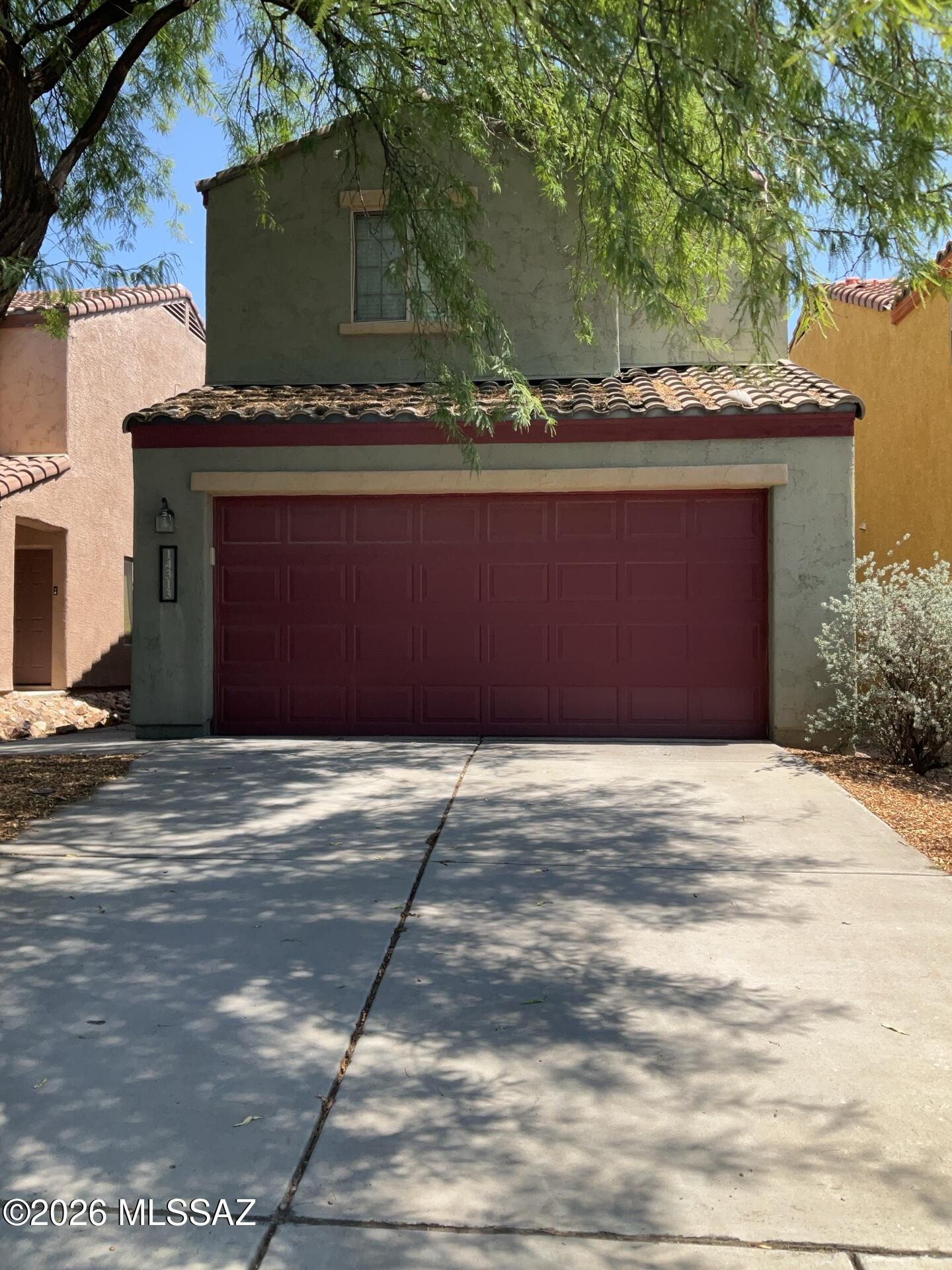 Beautiful 3 bedroom, 2 1/2 bath two story house for rent. It is 1604 sqft. No neighbors directly behind the house, large landscaped backyard with patio which is great for entertaining. Master bedroom has walk-in closet and loft can be used as a play room or office. Nice size secondary bedrooms, large closet downstairs for storage or play area. Downstairs completely tiled, stainless steel appliances included. House wired with ADT security. Washer and dryer included. House is located in beautiful Ranch Sahuarita community with an abundance of walking/jogging trails, parks everywhere. Two satellite pools, club house with huge state of the art gym, and a private water park with a year around heated pool.