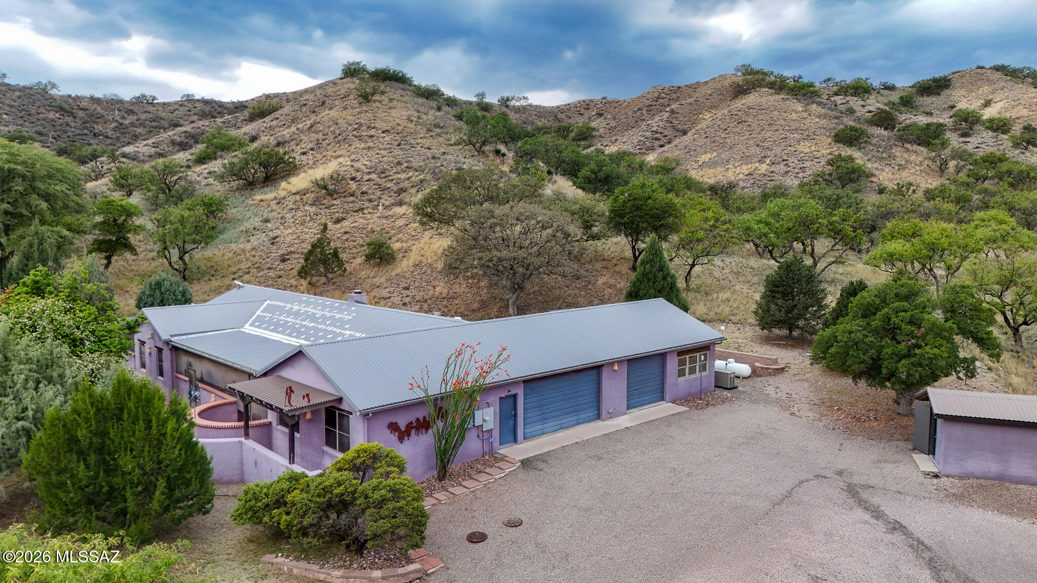 This one-of-a-kind horse property in Crown C is a true equestrian paradise! Perfectly designed for the serious horse lover, this exceptional setup features a comfortable main house and guest house along with multiple barns, a spacious round pen, dedicated vet room, hot walker, expansive pastures, trailer storage, and ample equipment storage. Enjoy the ultimate convenience and flexibility for training and caring for your horses while offering comfortable living for you and your guests.
The property is fully equipped with owned solar and battery storage, providing energy independence and lower utility costs. Thoughtfully laid out for both functionality and enjoyment, this rare gem combines outstanding equestrian facilities with inviting living spaces--ideal for a seamless horse-lover's lifestyle and memorable gatherings. Whether you're training daily or escaping for weekend rides, this Crown C horse property is ready to become your private equine getaway.

Don't miss this unique opportunity--schedule your private tour today!