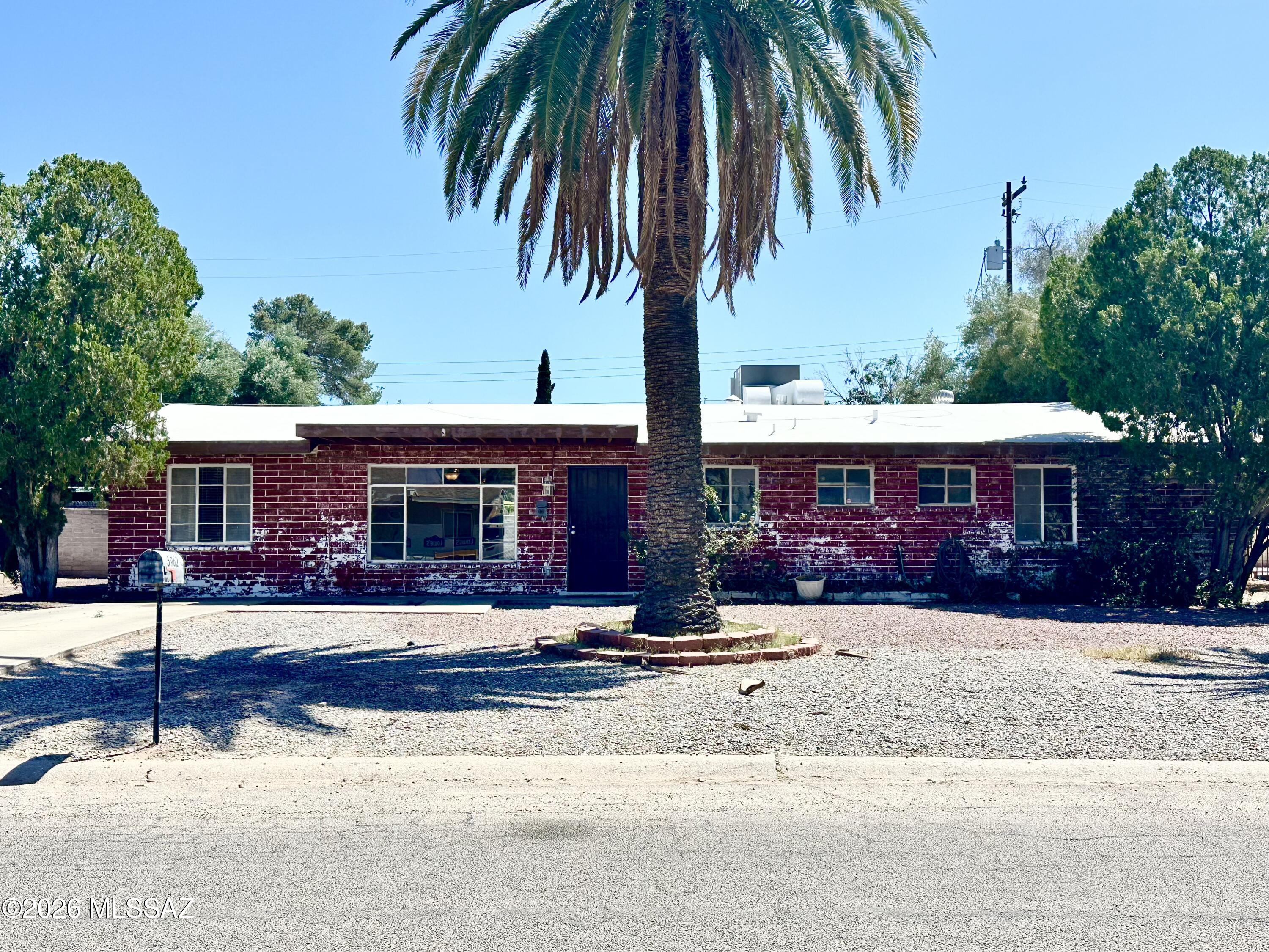 Home Sweet Home! This 3bed/2bath is located in perfect Eastside location! Close to DM, shopping and numerous shopping centers! HUGE sparkling pool with weekly service included in the rent. Plus enjoy weed control and filter changes included in the rent as well! Kitchen is equipped with plenty of cabinets, counter space, and small breakfast bar. Tons of storage space throughout! Unique floor plan includes an enclosed den with access to carport. Primary bedroom includes walk in shower. Two other bedrooms are spacious as well! Laundry room with W/D added for convenience. Pet Friendly. Huge backyard with covered patio, and don't forget that pool! This one will go quick!