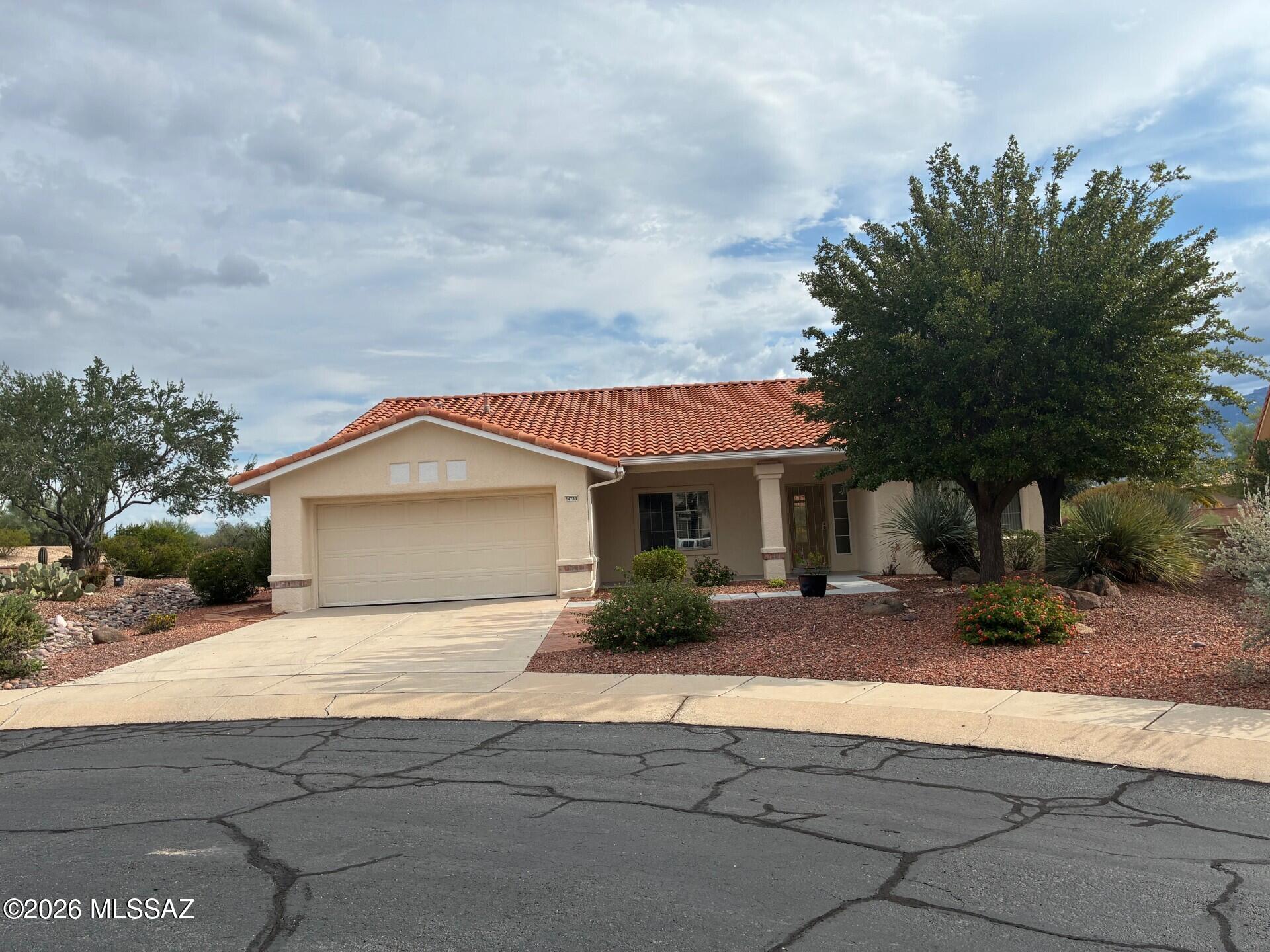 Very nice 2 Bedroom 2 Bathroom, 1792 SQFT home with 2 car garage. Great views of the Catalina Mountains.  Located in Adult community of Sun City Oro Valley.