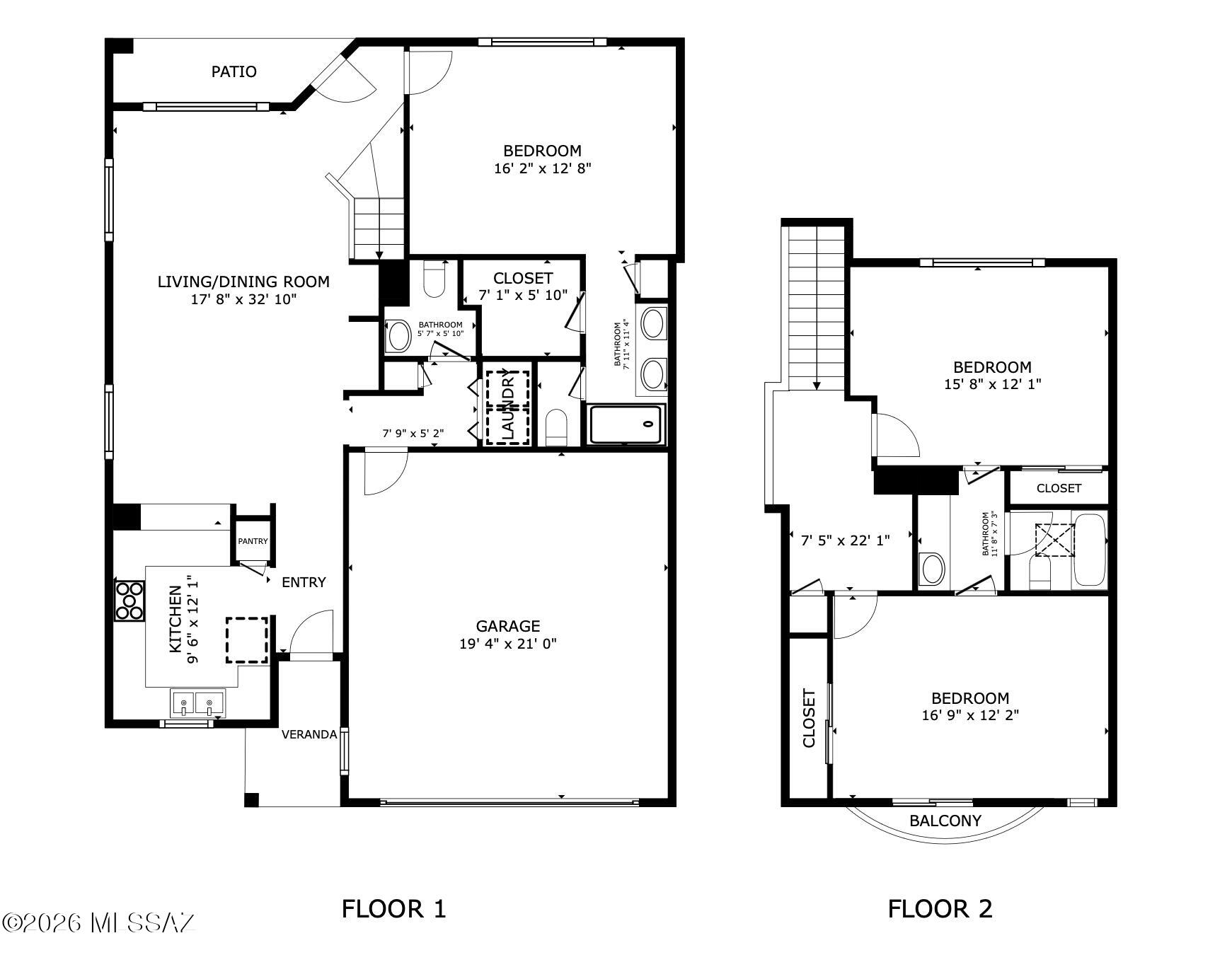 Crown Of Tucson Townhouses (1-96) - Residential