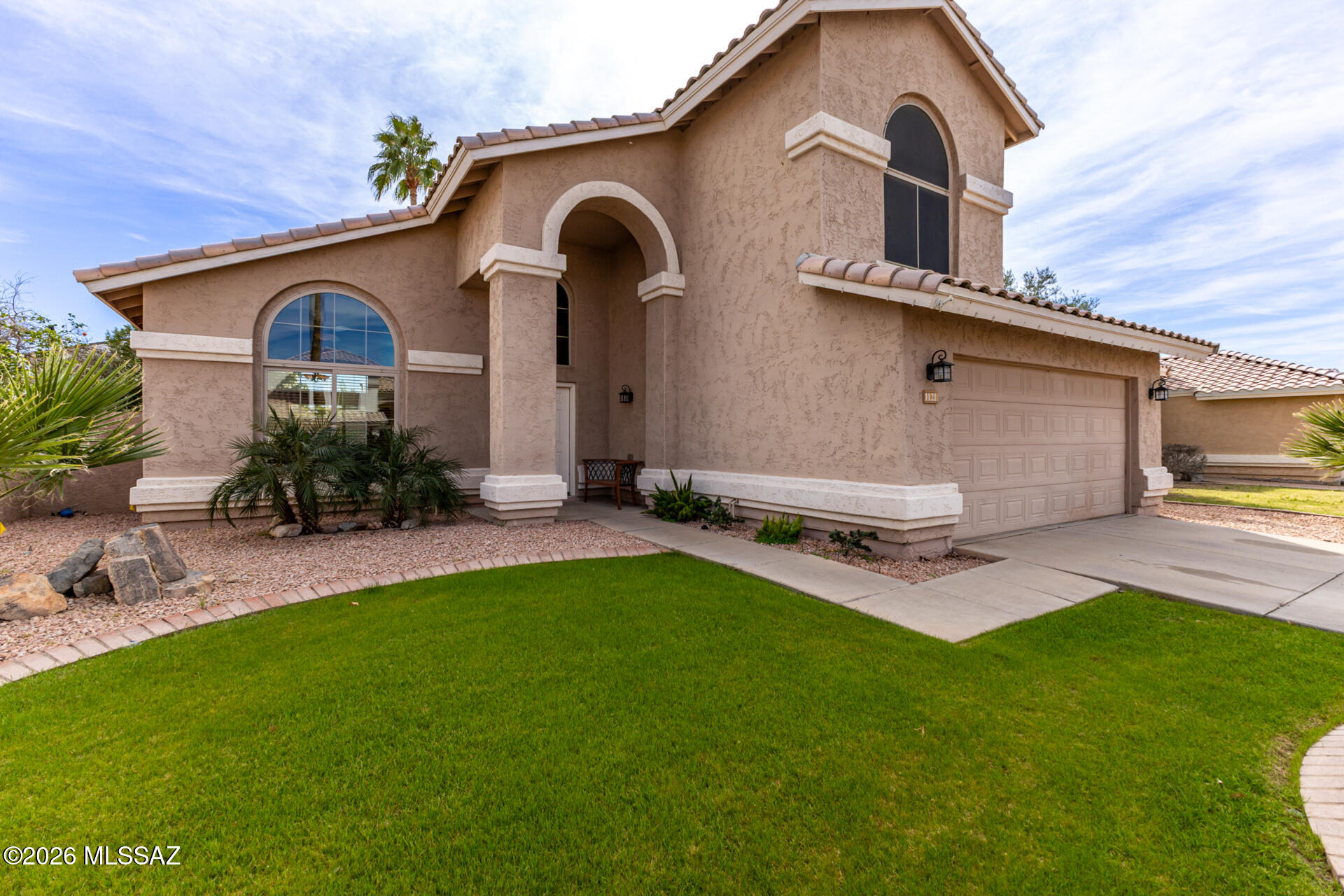 Beautiful 2-story home in highly sought-after Clemente Ranch! Grand entry with soaring ceilings and an amazing floor plan featuring 4 bedrooms and 3 full baths. Downstairs bedroom with full bath is perfect for guests, office, or den. Spacious primary suite with walk-in closet. Two large secondary bedrooms upstairs. Formal living and dining rooms plus kitchen open to family room with granite countertops, rich wood cabinetry, and abundant storage. Large backyard with sparkling pool. Prime location near the Price Rd Corridor, shopping, and restaurants!