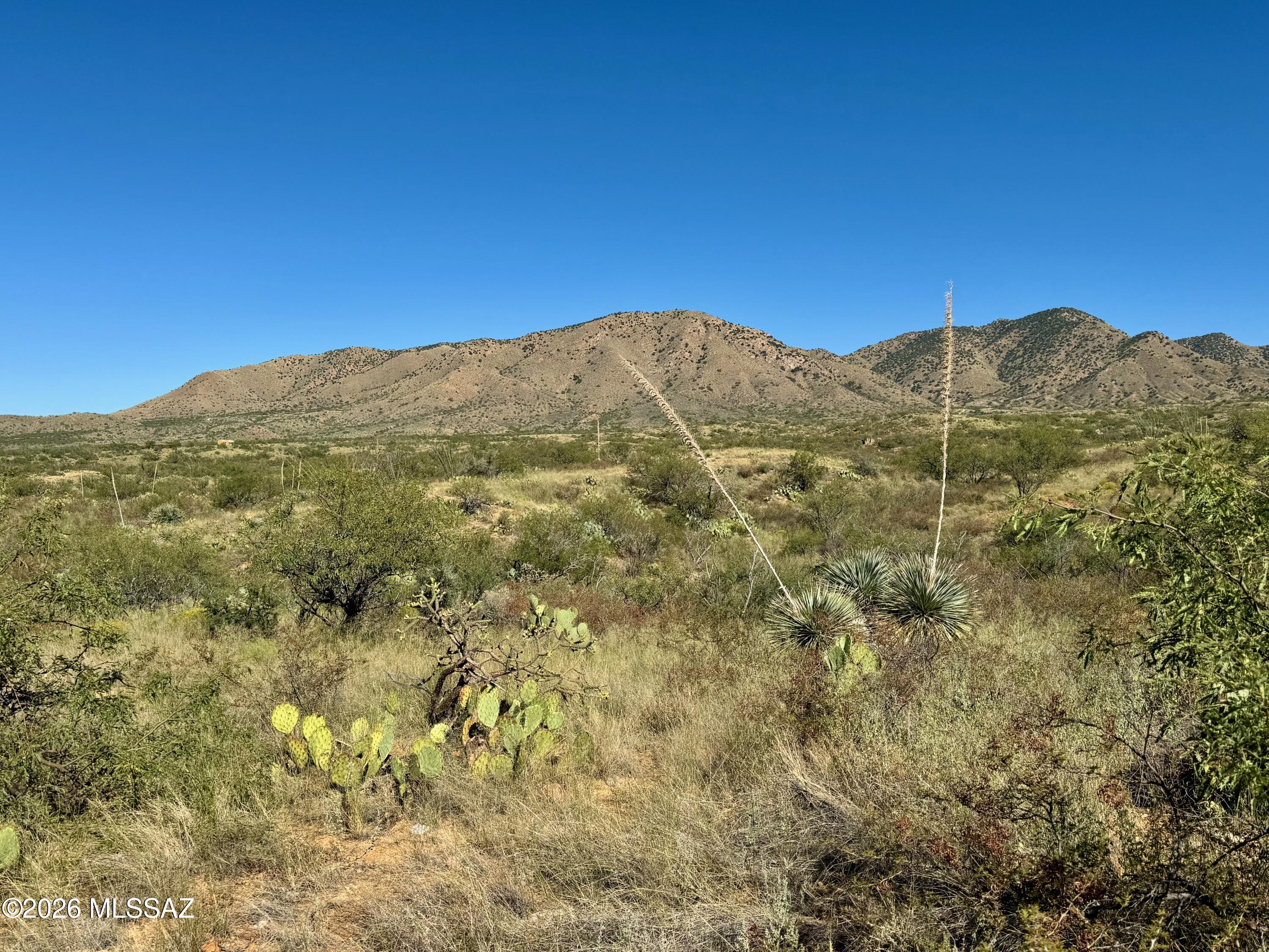 Who wants 425,581 square feet of pristine Southern Arizona desert? Perched in an elevated position, this exceptional 9.77-acre hillside lot offers the ultimate canvas for your off-grid dreams, which is dividable. The property provides sweeping, unobstructed views of the desert floor below, where you can watch local wildlife graze and mosey on by in their natural terrain. Escape the hustle and bustle of city life and immerse yourself in total peace, quiet, and majestic Arizona sunsets that paint the sky every evening. The land features a registered and capped well (currently dry), providing a valuable starting point for future water infrastructure. Flexible Rural Homestead (RH) zoning grants incredible freedom, allowing for a wide variety of approved dwellings to fit your specific vision. An existing manufactured home currently sits on the property and will need to be removed; however, it serves as a beautiful testament to the dream someone once started here, and now it is your turn to take the reins. Whether you want to build an eco-friendly solar estate, set up a private compound, or simply hold a massive slice of untouched desert paradise, this hillside acreage offers unmatched potential. Bring your imagination, your tools, and your passion for open spaces to claim this remarkable off-grid sanctuary.