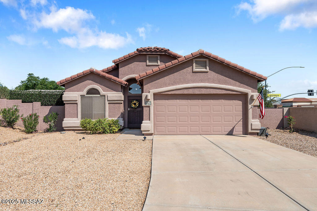 Charming 3 bedroom, 2 bath with pool & spa.  This spacious open floor plan is nestled at the end of a cul-de-sac.  Features include Mountain views, sparkling pool & separate spa, water softener, above garage storage, pull out shelving in kitchen, 8x10 storage shed, 6 fruit trees, solar night lights, smart thermostat & $10,000 worth of turf in backyard.   All this across from community park.