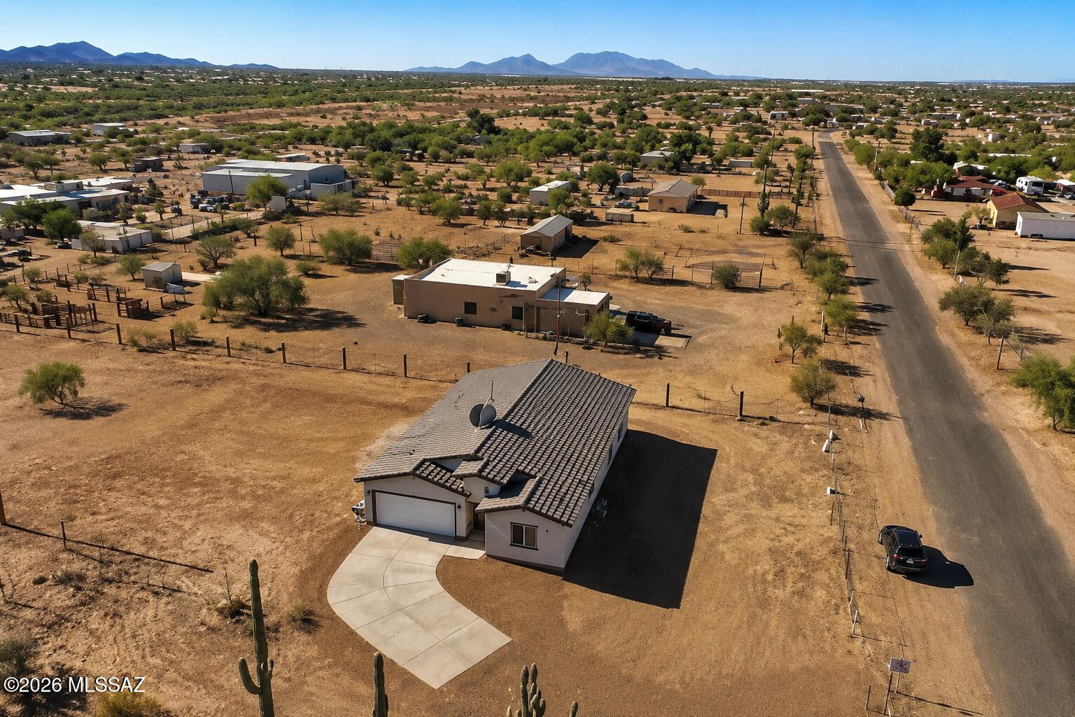 Move-in ready new construction on a full one-acre corner lot in Marana with no HOA. This beautiful home features 4 bedrooms, an office, 2.5 bathrooms, and a modern open-concept layout with quality finishes throughout.
Enjoy plenty of space for horses, trailers, RVs, and more, all on a paved road in a quiet location close to town.
USDA financing is available for eligible buyers. Buyers who use the preferred lender may also qualify for a 1-year rate buydown on FHA or Conventional financing.
Preferred Lender: Matthew Labozetta, Guild Mortgage | 520-631-6920
Seller concessions available.