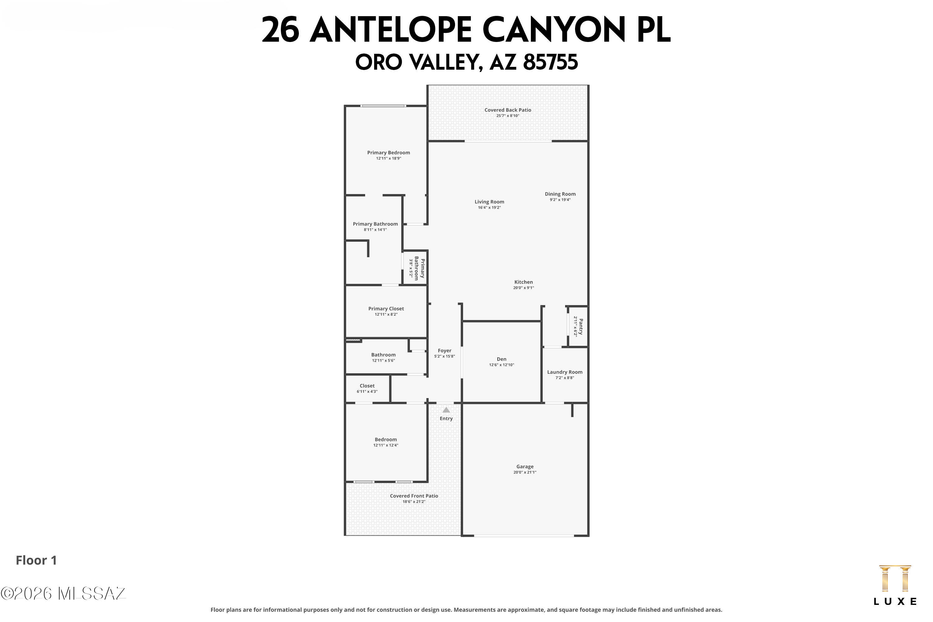 Rancho Vistoso Parcel 5F SQ20170690715 - Residential