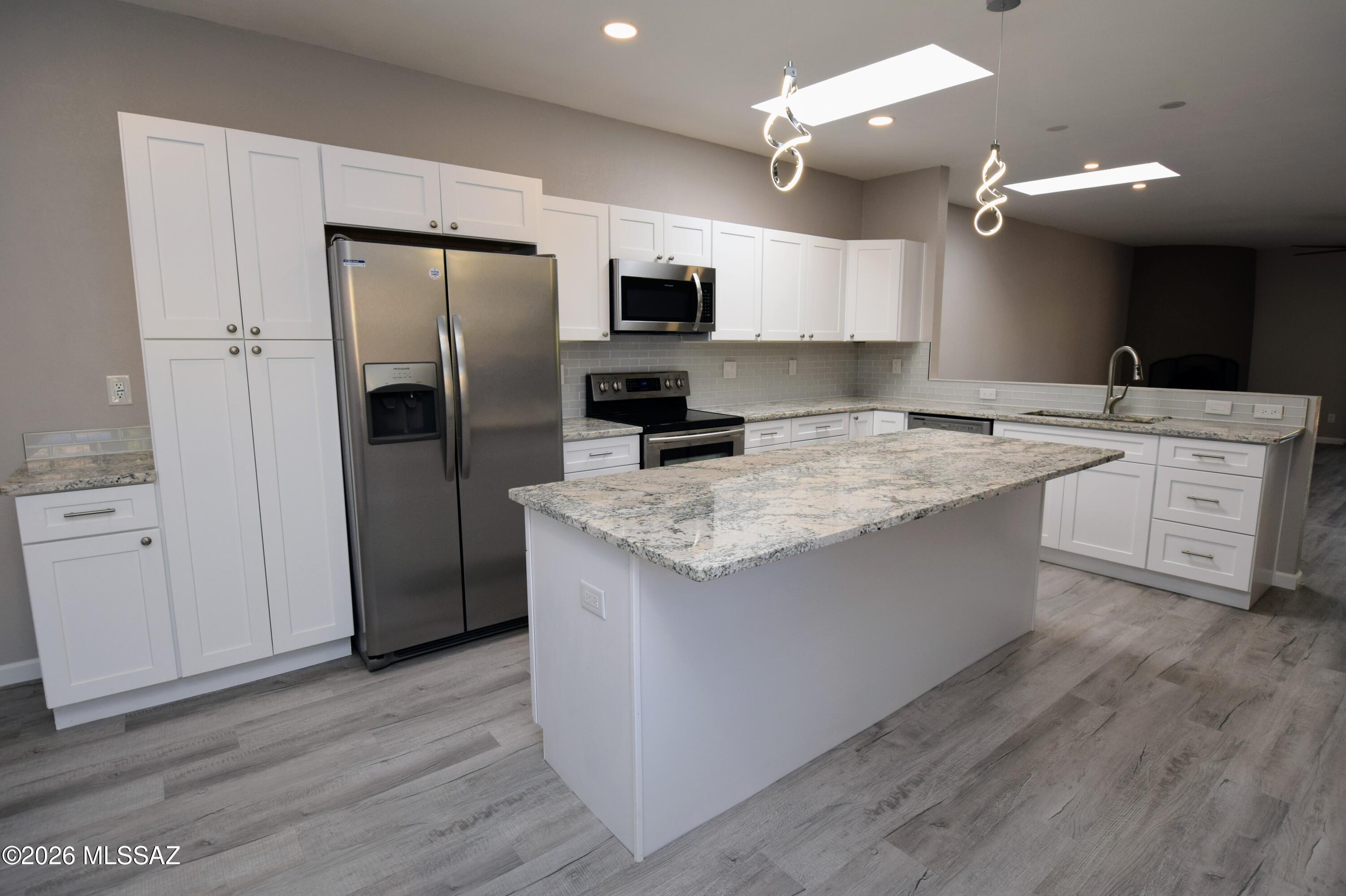Beautiful Custom Remodel of this Fairfield in the Foothills 2 Bedroom 2 Bath Patio home. Gated Front Courtyard leads you to a spacious and open great room area with a spacious living area and gas fireplace. The updated eat-in kitchen has white shaker cabinets, Quartz counters, brand new stainless steel appliances, recessed as well as LED lighting, a lengthy breakfast bar as well as a breakfast nook. The primary suite has private access to the yard, a large walk-in closet, and recessed lights. The primary bath has an executive height dual sink vanity, LED mirror, and walk-in shower. The yard space has a full-length West-facing patio and is surrounded by lots of green foliage. Oversized 2.5 car garage with tons of natural light. This home is located just across the street from the community, recreation room, and tennis court. This home is offered as NON-SMOKING. Small pets will be considered but are subject to owner approval.