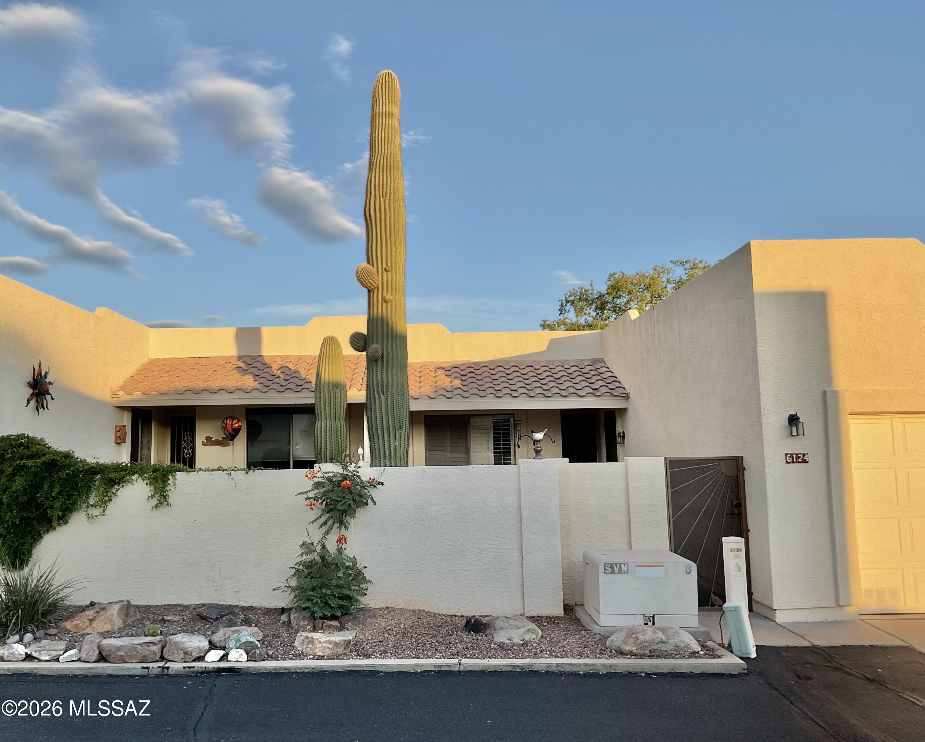 A splendid condo/townhome in the gated Sierra Villas North 55+ community, located well outside the city limits, surrounded by mountains & desert trails, making it the perfect home for active adults! Two bedrooms & two bathrooms allow plenty of room for guests to come & enjoy the beautiful surroundings, as well as the many natural wonders Arizona has to offer! This well-cared for townhome is located on a corner lot, has a large, enclosed front courtyard w/ramada & side enclosed courtyard, both of which are perfect for viewing the brilliant sunsets, entertaining family & friends, or a place for your furry best friend to romp & play! This home has plantation shutters throughout, is clean & fresh, has nice appliances including dishwasher, microwave, gas range & is ready for its new owner!