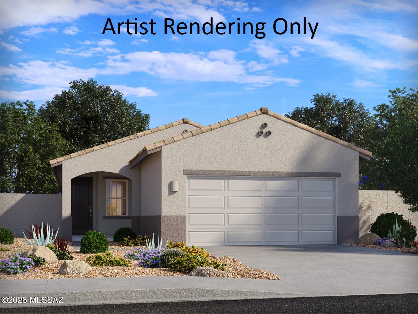 Discover easy, single-story living in this beautifully designed 4-bedroom, 2-bath home in Tucson! The open-concept layout creates the perfect space for entertaining, while the covered patio extends your living space outdoors. Tucked away for added privacy, the primary suite offers a peaceful retreat at the end of the day. Located in Rincon Crest at Rocking K, now selling in Vail, this master-planned community is served by the award-winning Vail School District and features exceptional amenities including pickleball courts, playgrounds, and a splash pad. Move-in ready with a washer, dryer, refrigerator, and whole-home blinds. Built with innovative energy-efficient features for lasting comfort, savings, and peace of mind
