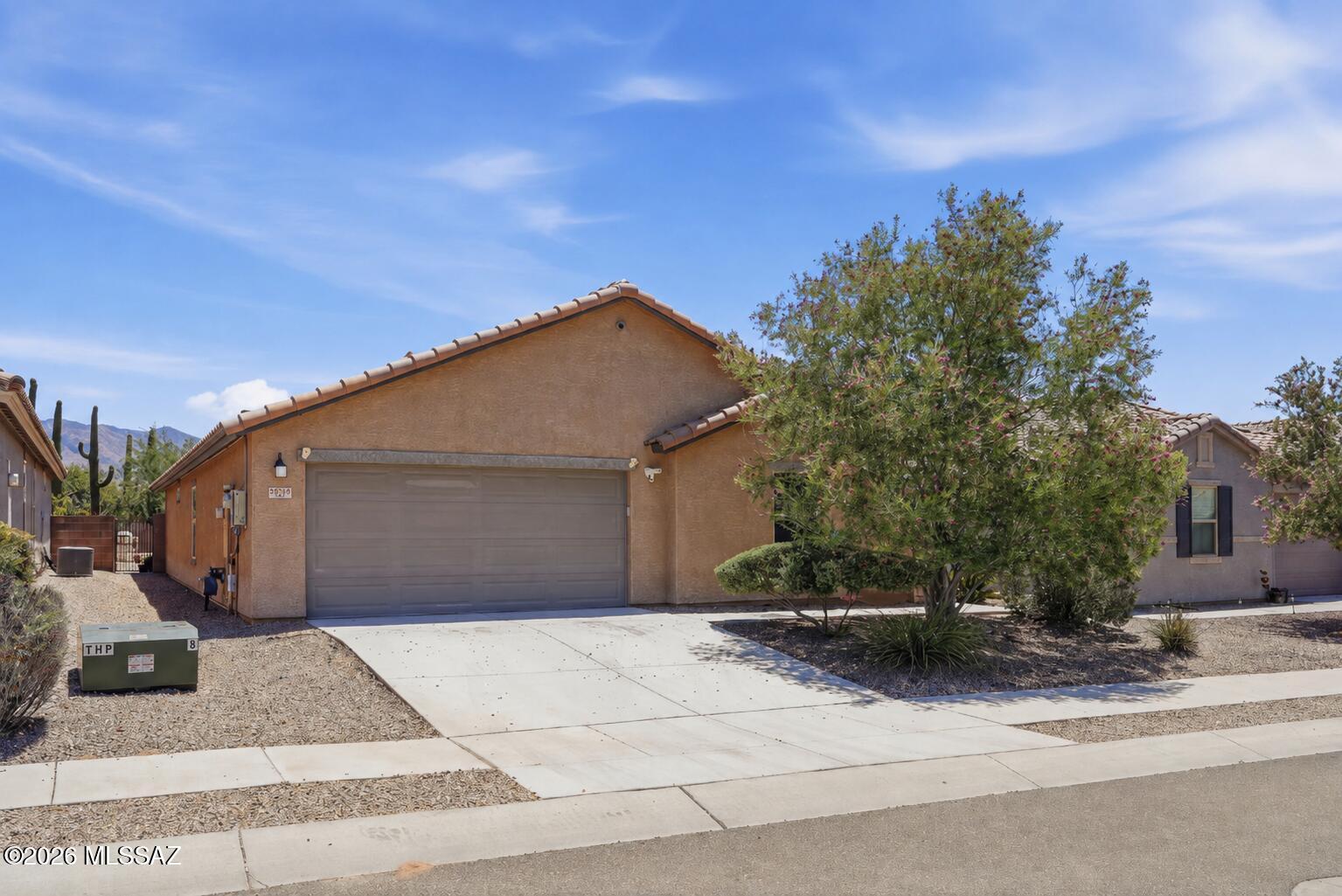 Welcome to Northwest Tucson living at its finest! This beautifully maintained home in desirable Estrella Estates offers the perfect blend of comfort, style, and resort-style outdoor living. Built in 2019 with an open-concept floor plan, the home features over 2,000 sq ft filled with natural light and modern finishes. The spacious kitchen opens seamlessly to the great room and dining area and features granite countertops, stainless steel appliances, a large island, and ample cabinetry. Step outside to your backyard oasis with a sparkling pool, covered patio, and no rear neighbors -- perfect for relaxing, entertaining, and enjoying Tucson sunsets. Located on a quiet cul-de-sac near shopping, dining, parks, golf, schools, and easy I-10 access!