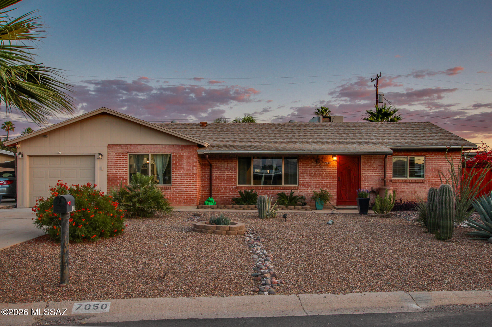Updated throughout, this Eastside brick ranch includes a bonus man cave/pool bar and a separate office or media room. The home has been well cared for and is truly move-in ready.
The backyard is built for entertaining with a pool and spa, pool bar, firepit, cabana, covered outdoor kitchen area, and mature palm trees--creating a private desert setting to enjoy year-round.
Inside, you'll find newer concrete flooring and luxury vinyl throughout--no carpet. The kitchen has been updated with new cabinets, granite counters, SS appliances, a coffee bar, breakfast bar, and dual ovens.
Additional features include fresh paint, new barn doors, ceiling fans in every room, mini split, and plantation shutters. No HOA.

Located in a quiet neighborhood within walking distance of shops/restaurants.