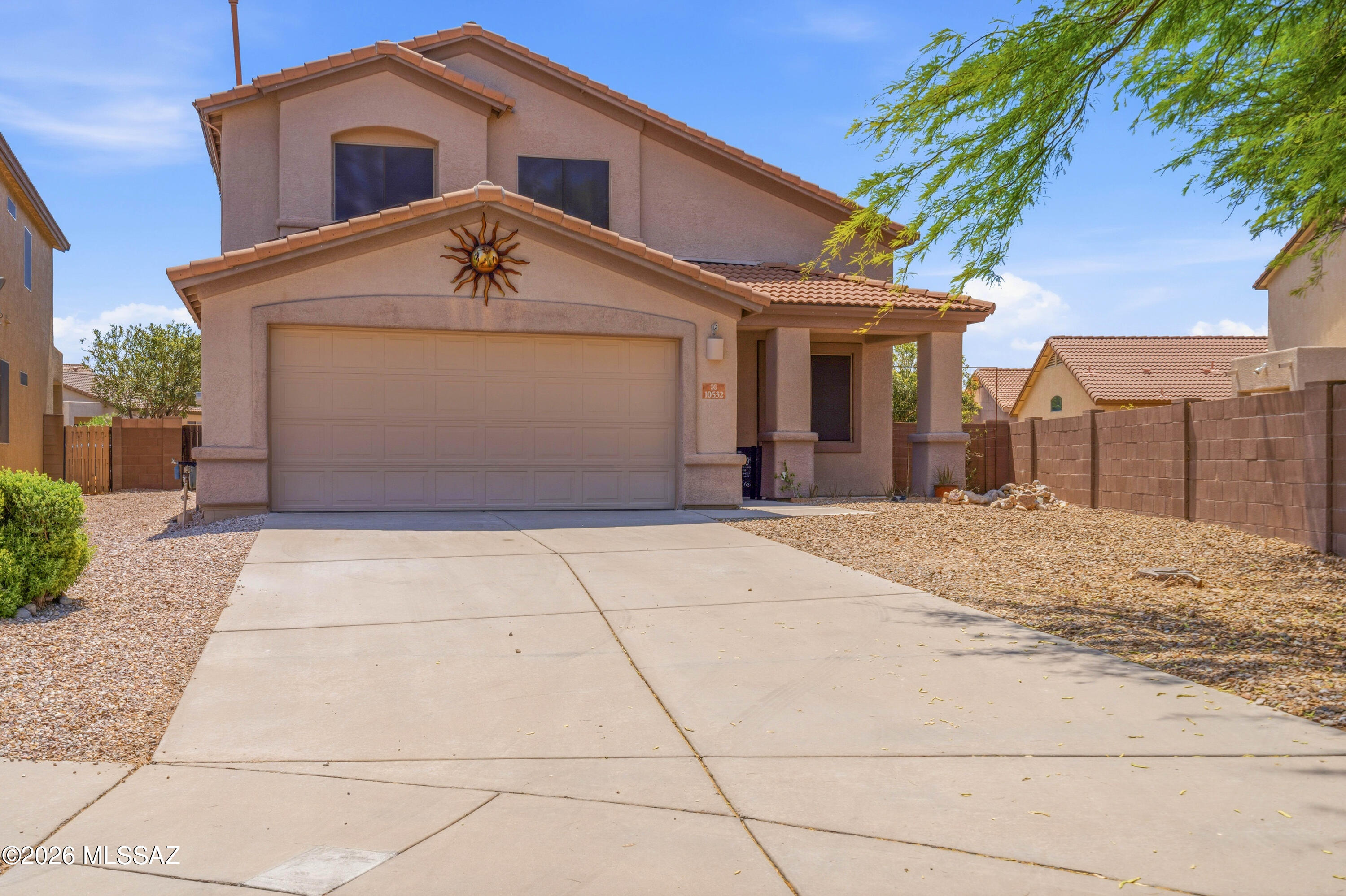 Welcome to 10532 S Carla Ct in desirable Vail AZ. This spacious home offers a versatile a floor plan with formal living and family rooms, den, and a loft, optimize flexible spaces designed for today's lifestyle. The upgraded kitchen features granite countertops, stainless steel appliances, rich cabinetry, and a center island overlooking the main living areas. Recent improvements include a beautifully landscaped backyard and in-ground pool, creating the perfect setting for entertaining, relaxing, and enjoying Arizona living. Situated on a cul-de-sac lot near top-rated Vail schools, parks, shopping, and convenient freeway access; this home combines comfort, space, and value in one of Southern Arizona's most sought-after locations.