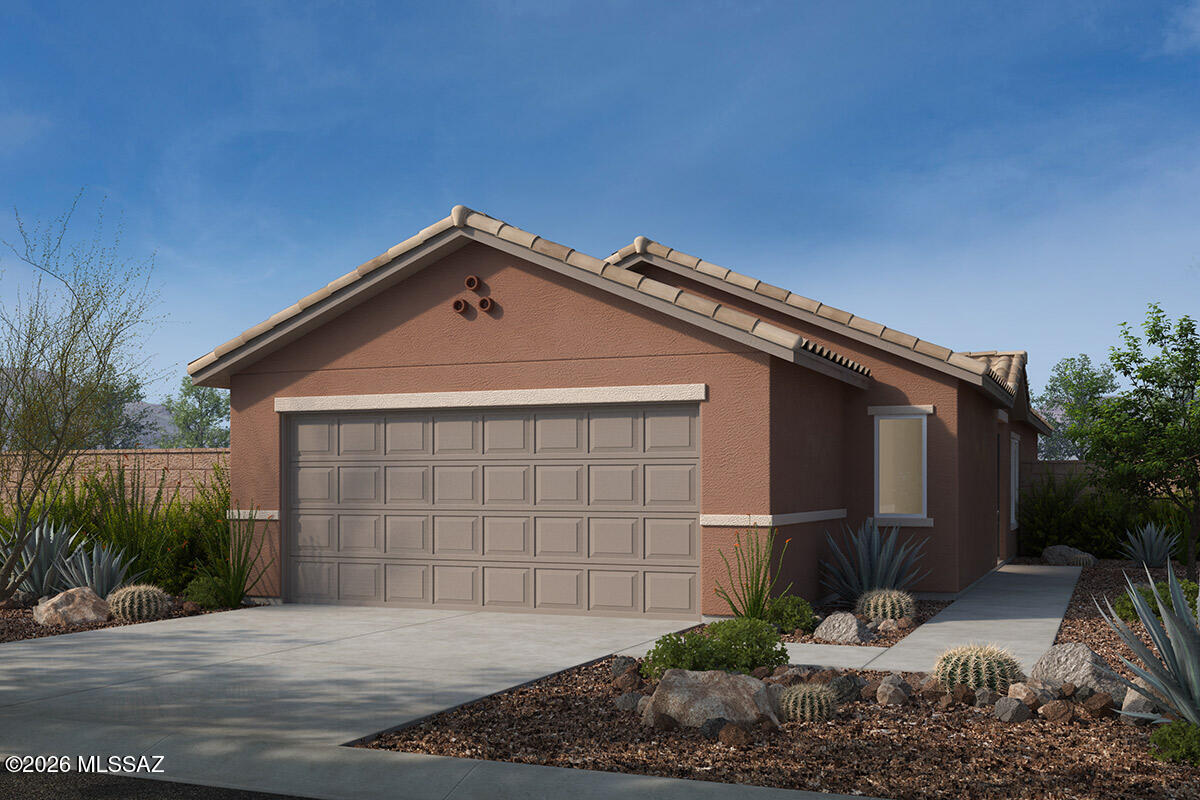 Brand new community in Rancho Del Lago master plan. This single-story home features a covered back patio, dedicated laundry room, and ENERGY STAR certified cellulose insulation. The kitchen showcases granite countertops in three color choices, cabinets in three color choices, a pantry, and Whirlpool® stainless steel appliances. The primary suite boasts an adjoining bathroom with a walk-in closet, dual-sink vanity, and walk-in shower. Bedroom 2 includes a walk-in closet. This is a floor plan listing. Home is to be built, and buyer may choose features and homesites that are not included in this base price. Call today for more information. Base price range does not include lot premiums and/or additional upgrades other than included features. Property taxes are not available to date.