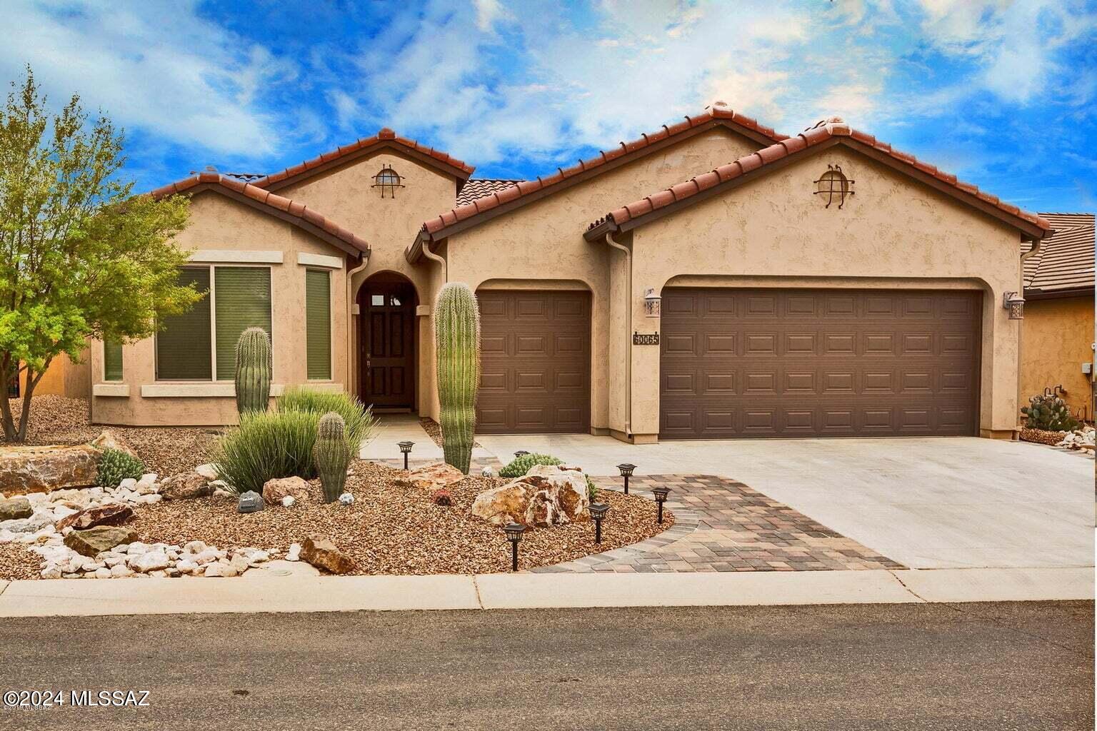 Available to rent August 1st, 2026 through December 2026! Located in the newest Robson active adult community - SaddleBrooke Ranch. This fully furnished 2-bed 2.5-bath Dolce model is located in the heart of the community, and features a den, additional golf cart garage, and a large back patio with mountain views. Enjoy the fitness center, swimming pools, golf, pickleball, arts, classes, clubs and more at the Ranch today! All utilities included in the rent price, and HOA enforces a 3 month rental minimum. Prices vary by season, please contact property manager for details.