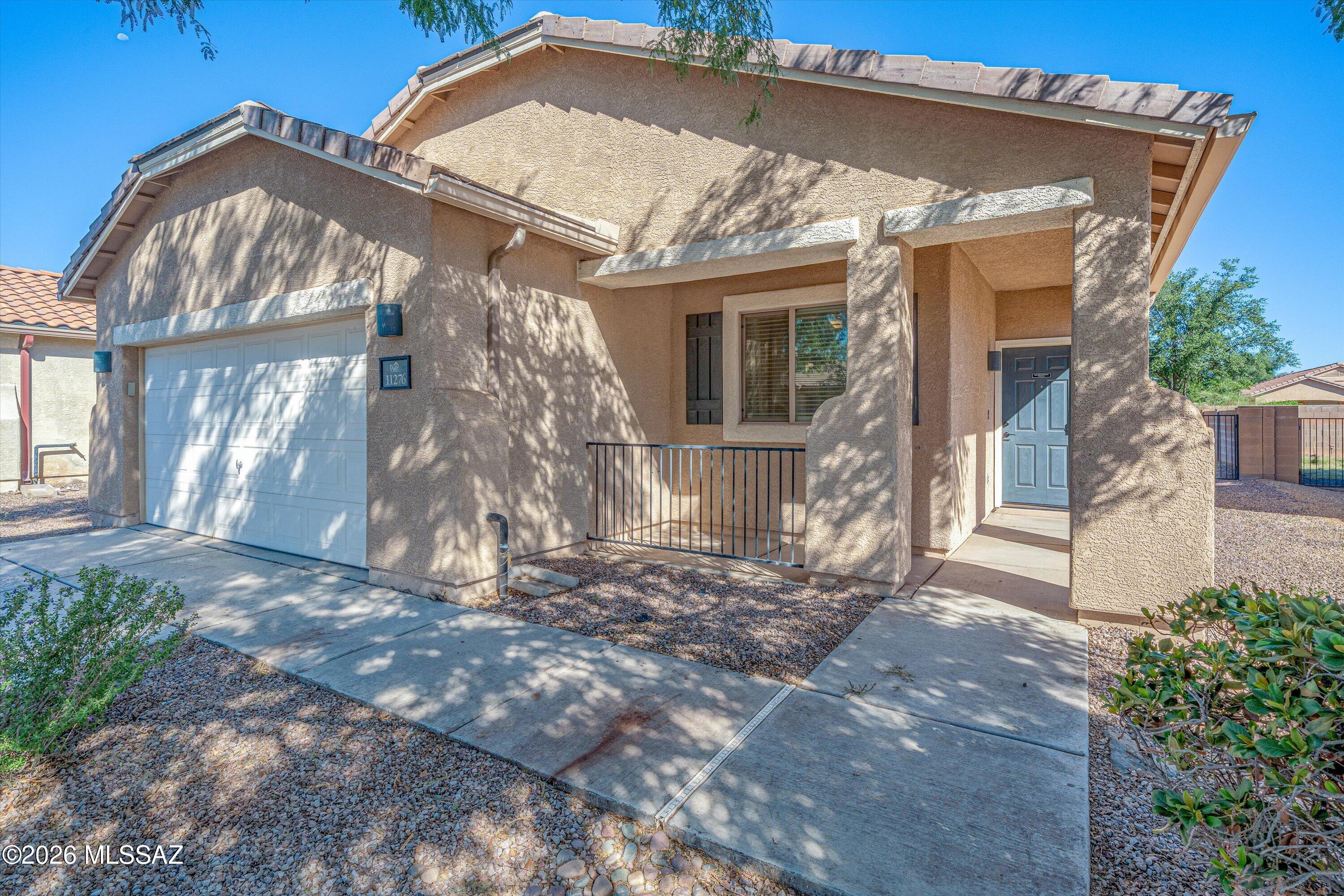 Welcome home to this inviting 3-bedroom, 2-bath home in the Gladden Farms community! Featuring a bright, open floor plan, the spacious kitchen flows seamlessly into the living area and offers a center island perfect for meal prep, casual dining, and entertaining. A versatile bonus office/den provides additional space for working from home, hobbies, or a playroom. Step outside to a block-walled backyard with a grassy lawn, ready for relaxing or entertaining. Enjoy Gladden Farms amenities including parks throughout the community, a dog park, community center, and more, plus convenient access to nearby shopping and dining. A wonderful combination of comfort, flexibility, and community!