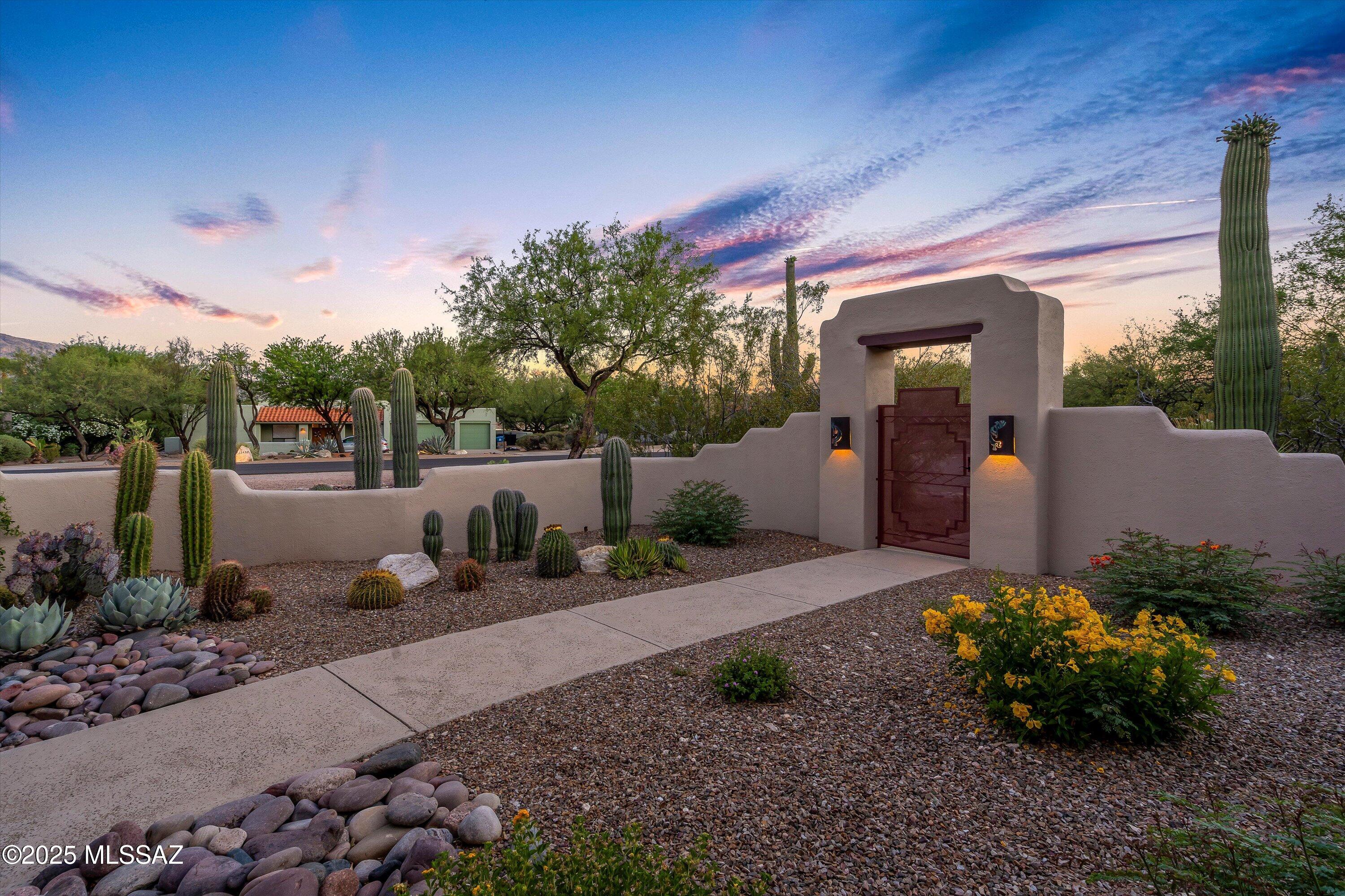 Step inside this magnificent Santa Fe style custom home. Soaring cathedral ceilings/spacious open floorplan/lots of windows offering stunning views of the lush outdoor foliage. Solid hardwood interior doors, beamed ceilings/ceiling fans throughout/large bedrooms and updated bathrooms this home combines southwest charm with modern day updates. The added heated/cooled bonus room off the garage is included in the square footage. Relax and enjoy the peacefulness from the front courtyard or your back patio gazing at the mountains or the ever changing color of the sky as the sun sets.Plenty of parking/room for an RV as the home sits towards the back of the property.
All the amenities of the FORTY NINERS at your finger tips. Clubhouse, golf, pool, fitness center, driving range and restaurant