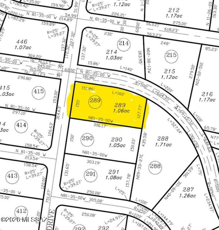 Diamond Bell Ranch - Tucson Unit 11 (1-448) - Land