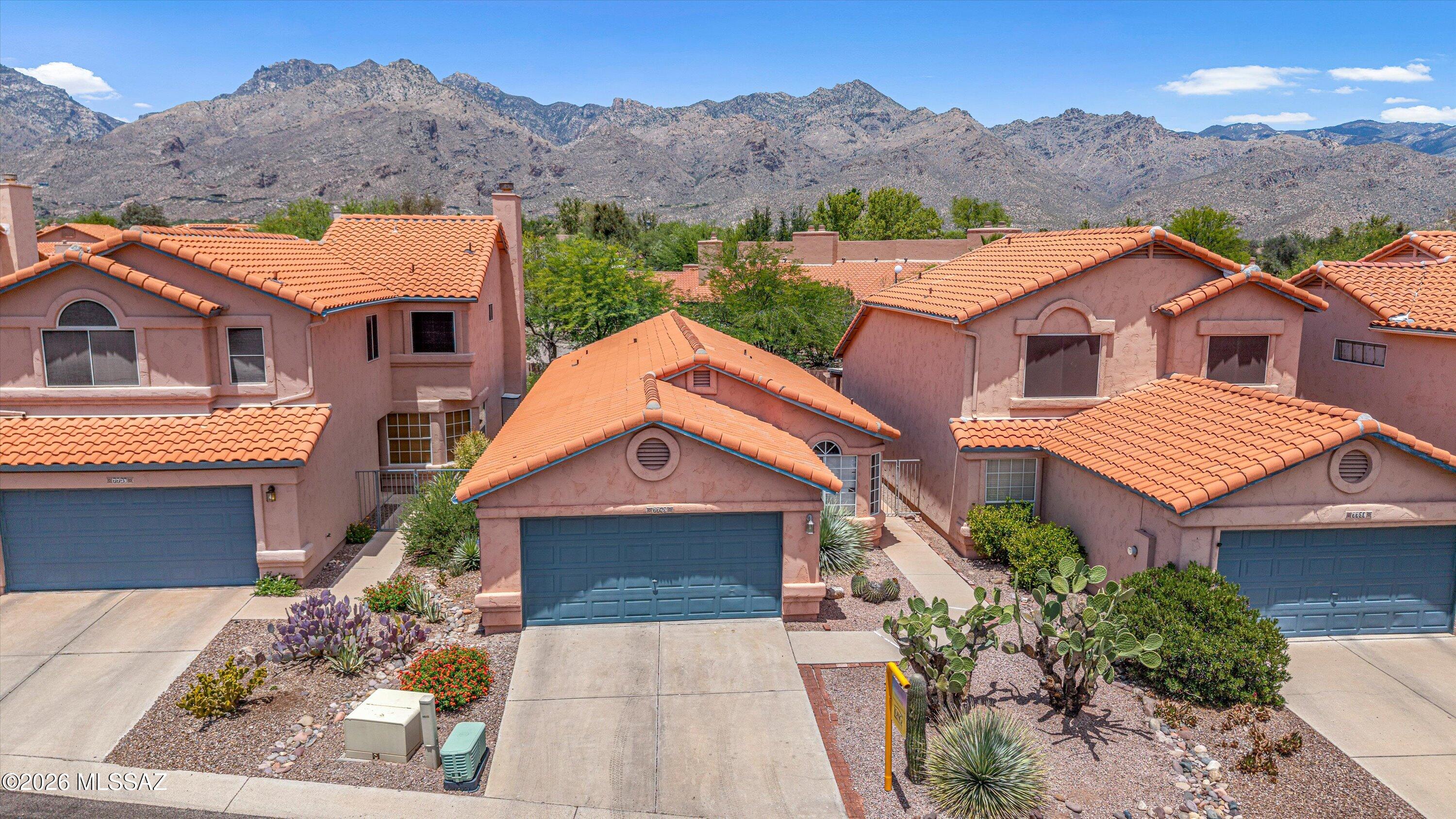 A rare find in the Catalina Foothills. This single story offers a 3 bedroom, split floorplan, ready for you to make your own. Featuring upgraded vinyl plank flooring and vaulted ceilings, this property offers a light and bright atmosphere. With a North facing backyard, mountain views are in abundance. Catalina Foothills schools! Come see this amazing opportunity quick!