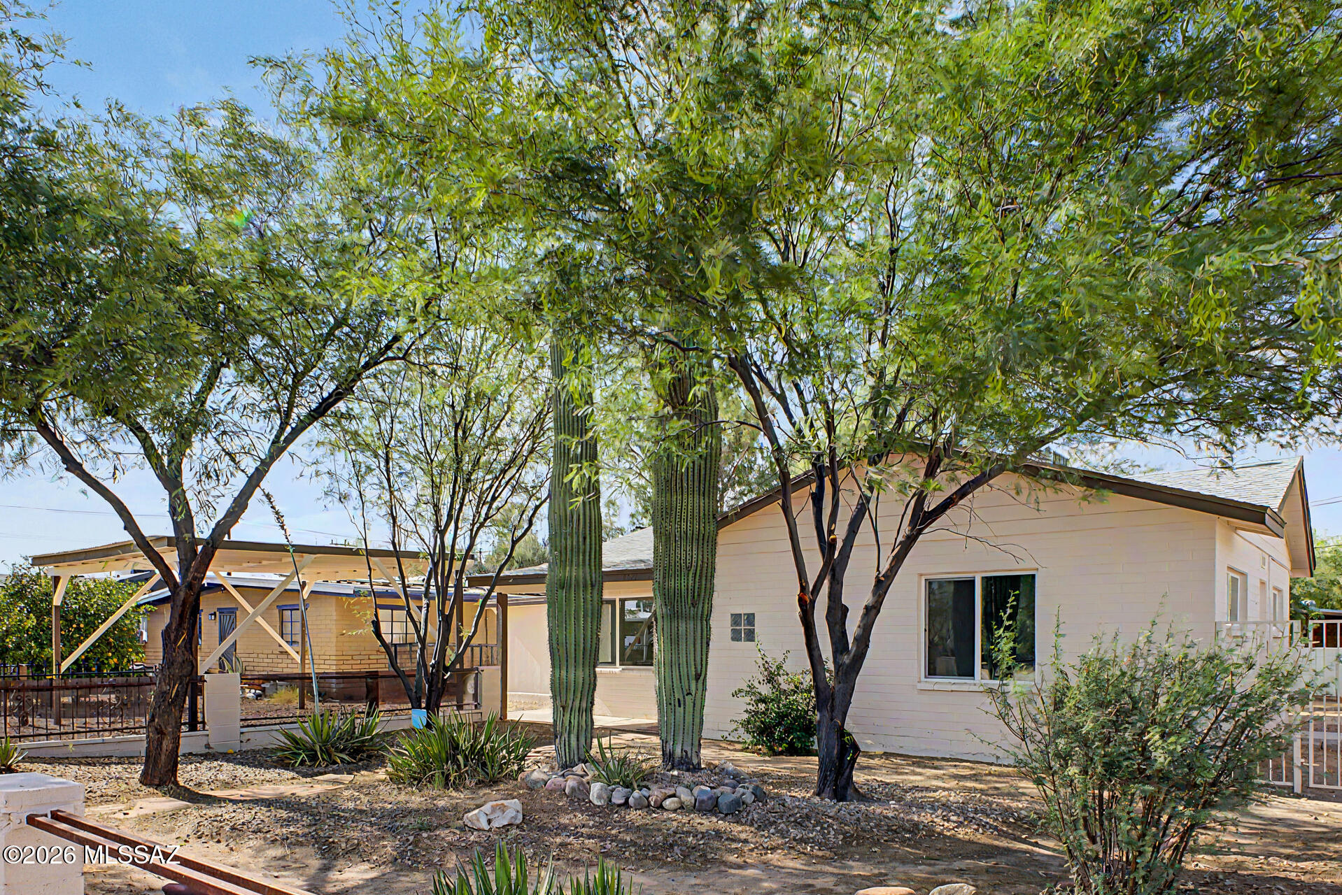 Range listings see below for details. Discover one of Central Tucson's freshest remodels, blending modern style with everyday comfort. This beautifully updated home features an open-concept layout, designer finishes, a stunning kitchen with new cabinetry, sleek countertops, and beautifully renovated bathrooms throughout. Buyers have the unique option to purchase the home with current lay out or choose to have a newly built ADU added in the backyard, with pricing reflecting the selected options. Add an ADU to capitalize on Central Tucson's strong rental market, create private guest quarters, accommodate multi-generational living, or enjoy a dedicated home office.