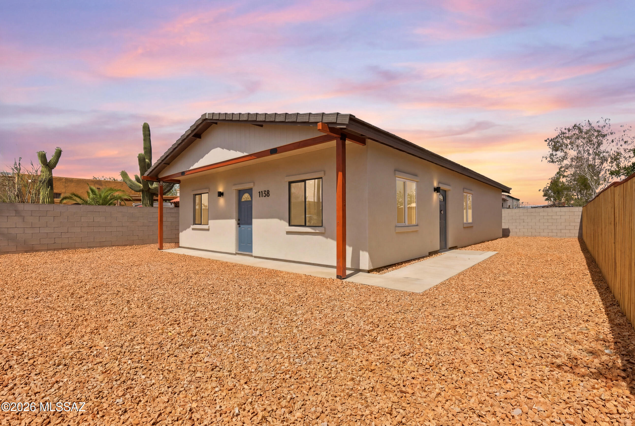 Looking for a home in the heart of Tucson? Look no further! Built in 2026, this well designed 3-bedroom, 2-bath home offers contemporary finishes, an open-concept layout, and the privacy of a gated lot. Located just minutes from downtown Tucson, the vibrant Fourth Avenue, University of Arizona, and Pima Community College, you'll enjoy convenient access to employment, education, dining, and entertainment. With strong rental potential driven by its proximity to universities, healthcare facilities, and downtown amenities, this property is an excellent opportunity for both homeowners and investors seeking convenience, style, and long-term value.