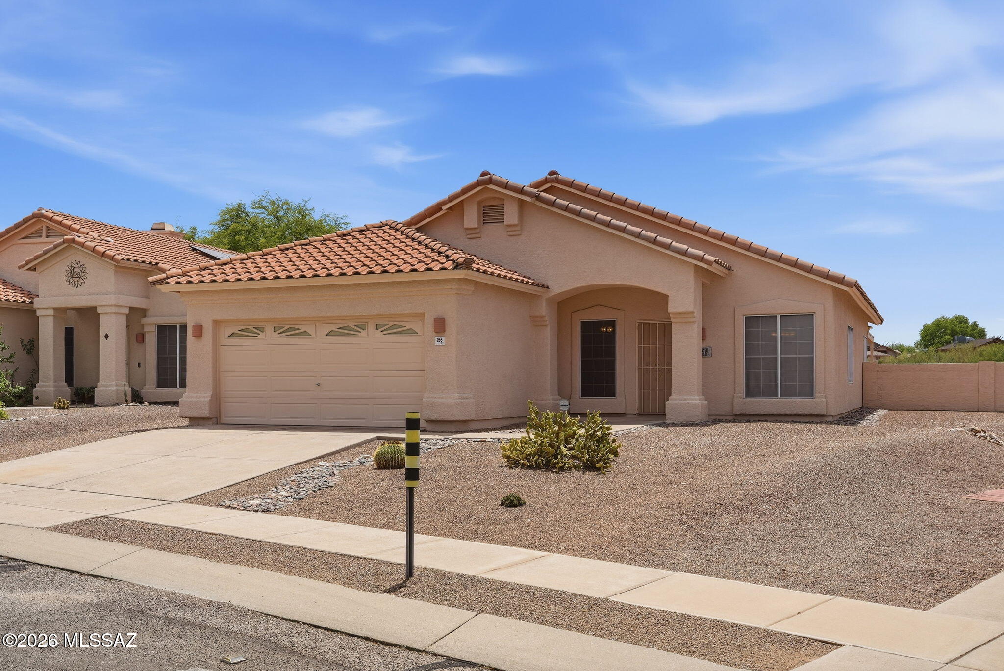 Beautifully maintained and truly move-in ready, this home offers comfort, privacy, and flexible living space both inside and out. The backyard is designed for relaxing and entertaining with a sparkling swimming pool and spa, low-care desert landscaping, extended covered patio, and no rear neighbors for added privacy. Inside, the versatile fourth bedroom with double doors makes an ideal office, hobby room, exercise space, or flex room to fit your lifestyle needs. Pride of ownership shows throughout, with the home having been meticulously maintained inside and out. A wonderful opportunity for buyers looking for a turnkey home with inviting indoor and outdoor living spaces. Convenient access to shopping, dining, and outdoor recreation. Come experience all this home has to offer!