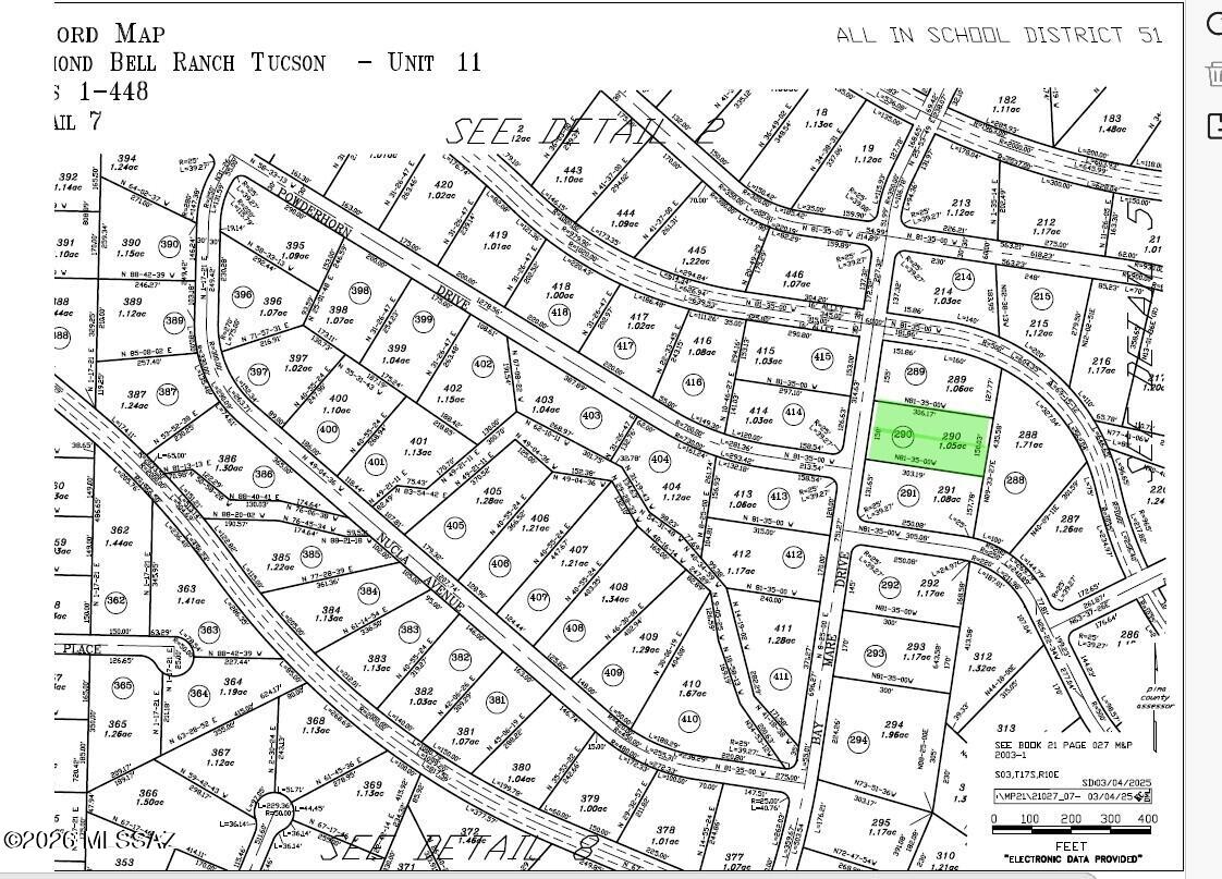 Diamond Bell Ranch - Tucson Unit 11 (1-448) - Land