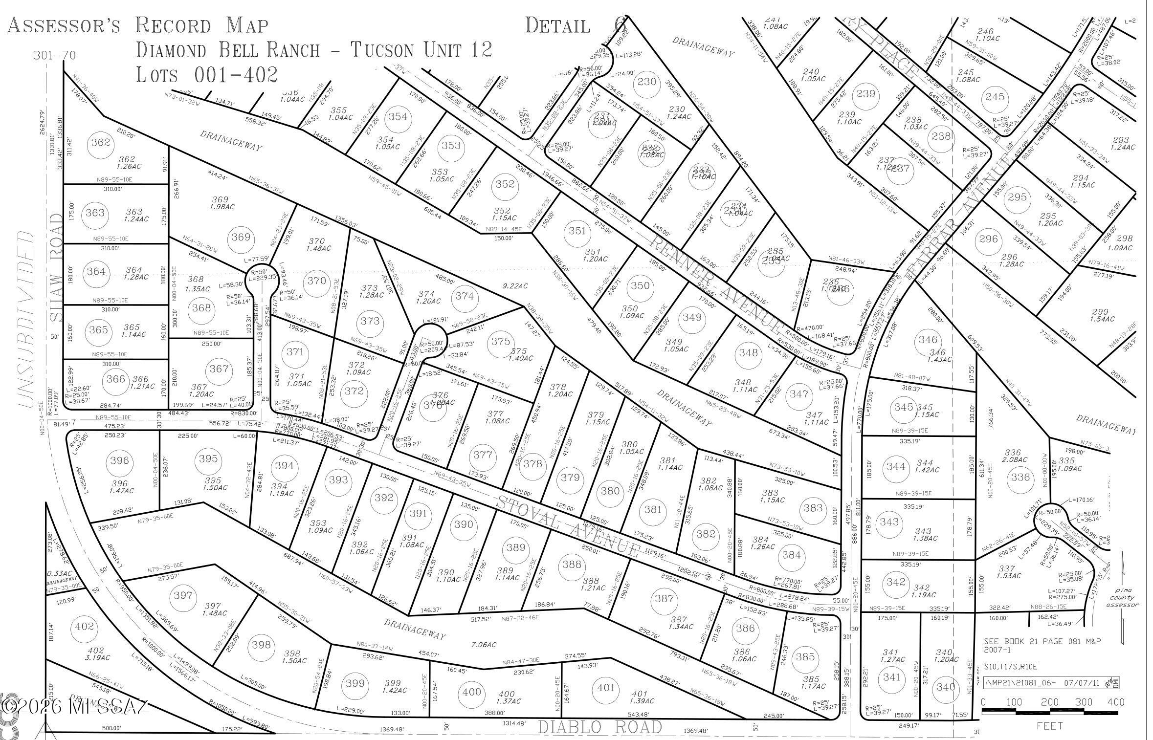 Diamond Bell Ranch - Tucson Unit 12 (1-402) - Land
