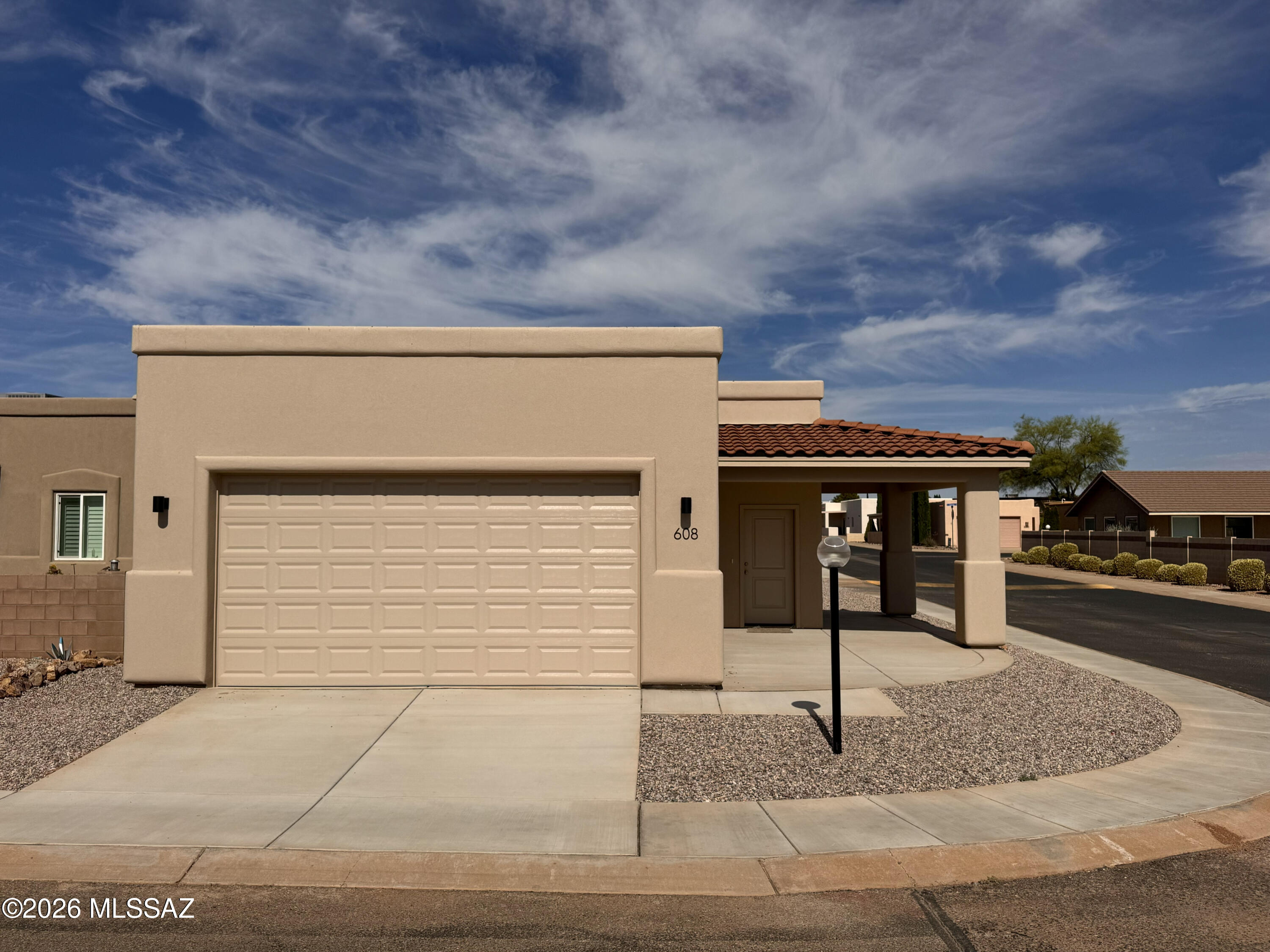 Brand-new and move-in ready! This beautiful Monterey model offers 2 bed/2 bath, 1,226 sf., with a 2-car garage in this 55+ active adult community. Featuring 12x24 tile flooring throughout, quartz countertops, skylights, ceiling fans, recessed lighting, ADA toilets, 42'' hallways, and 36'' doors to all rooms. Energy-efficient construction includes R-38 ceiling insulation, R-21 wall insulation, and a durable torch-down roof. Enjoy an active, resort-style lifestyle with pickleball, swimming, a hot tub, yoga, billiards, ping-pong, bingo, card games, potlucks, classes, and a movie room complete with a popcorn maker. Fee includes property taxes and trash pickup. Experience low-maintenance living, outstanding amenities and a welcoming community designed for enjoying life to the fullest.