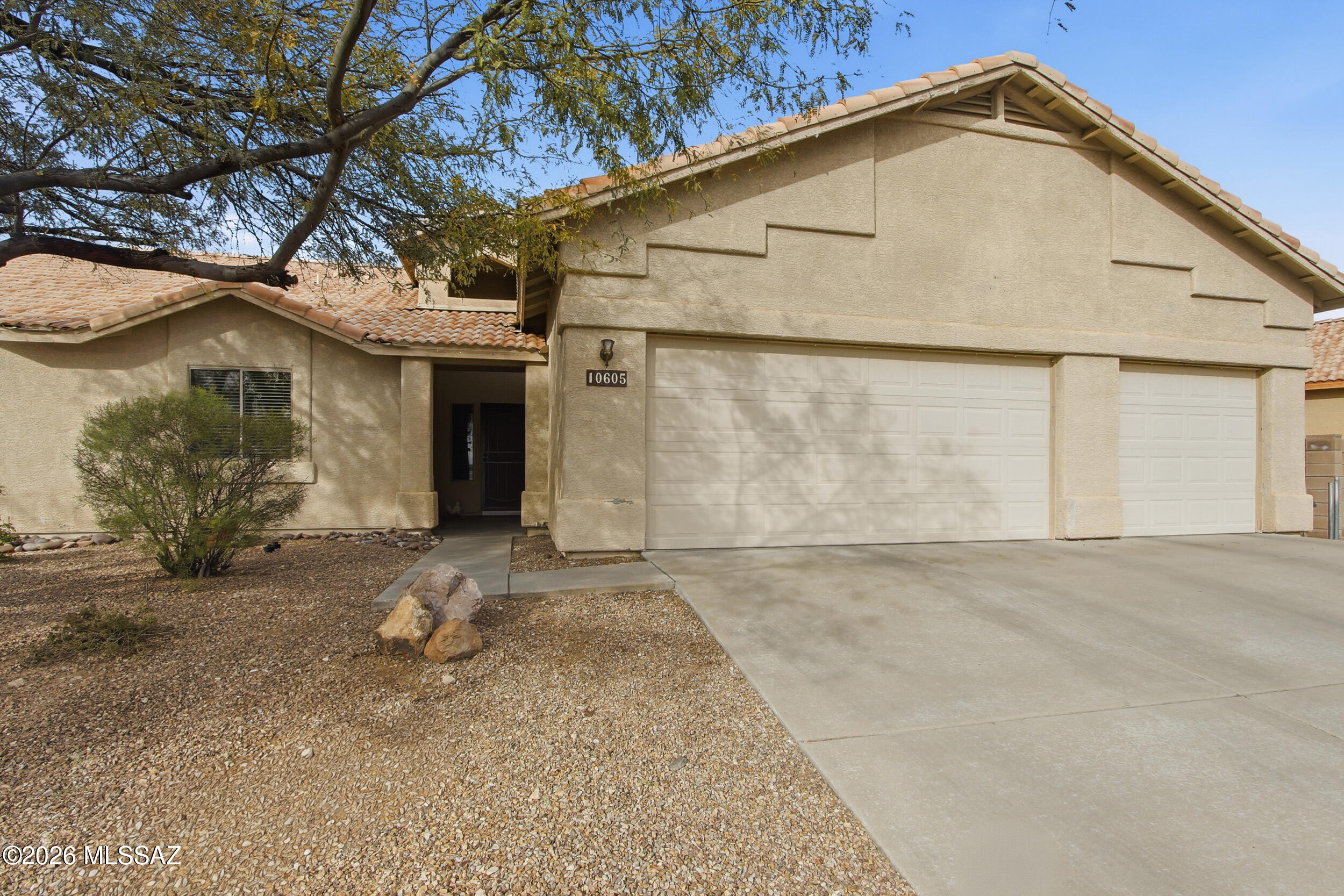Open floorplan 4 bedrooms with 3 walk-in closets. plus an office area, 2 full baths. Living, dining and kitchen area have vaulted ceilings, nice for entertaining. Large kitchen with Stainless steal appliances, and two pantries  Large back yard with covered patio. Close to shopping and restaurants. Located in highly sought after Vail school district.  Listing agent is related to one of the sellers.